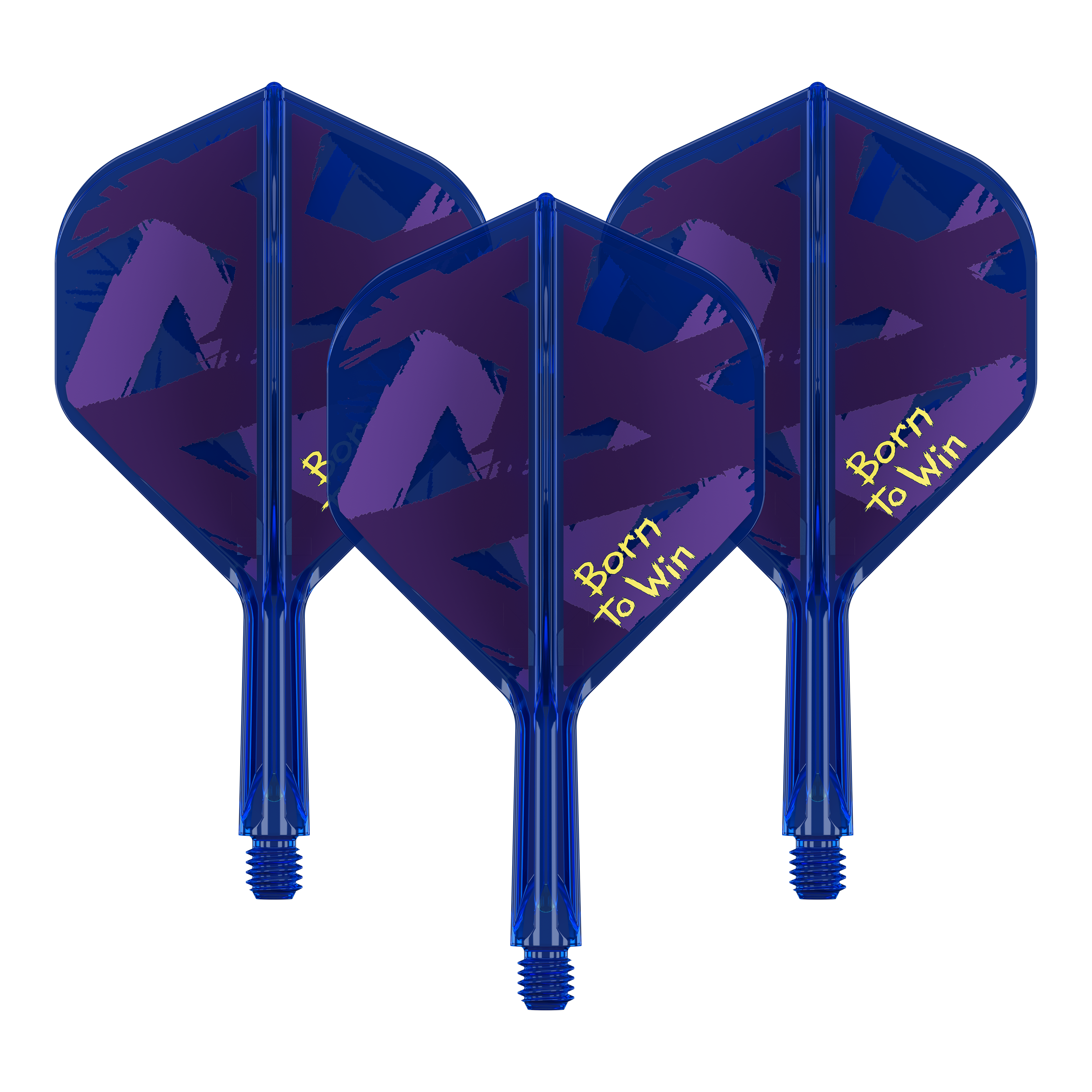 Target K-Flex Luke Littler Zrozen pro vítězství ve standardních letech, mistr světa č. 2 Ein Set von Dartflights im Standardformat ist abgebildet. Die Flights zeigen ein gleichmäßiges Muster.