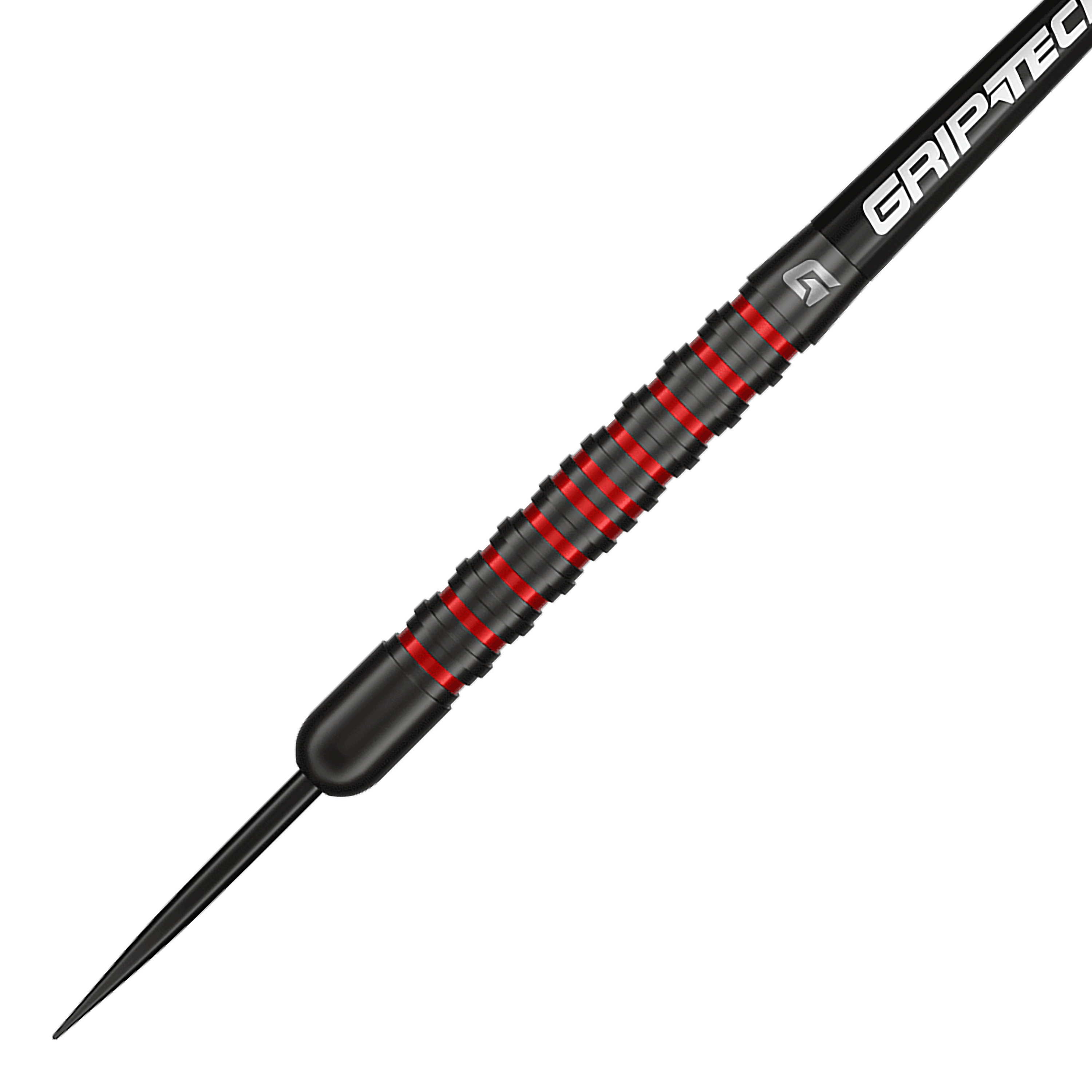 Zu sehen sind die GOAT Podium Black Steeldarts. Sie sind besonders für erfahrene Dartspieler geeignet.