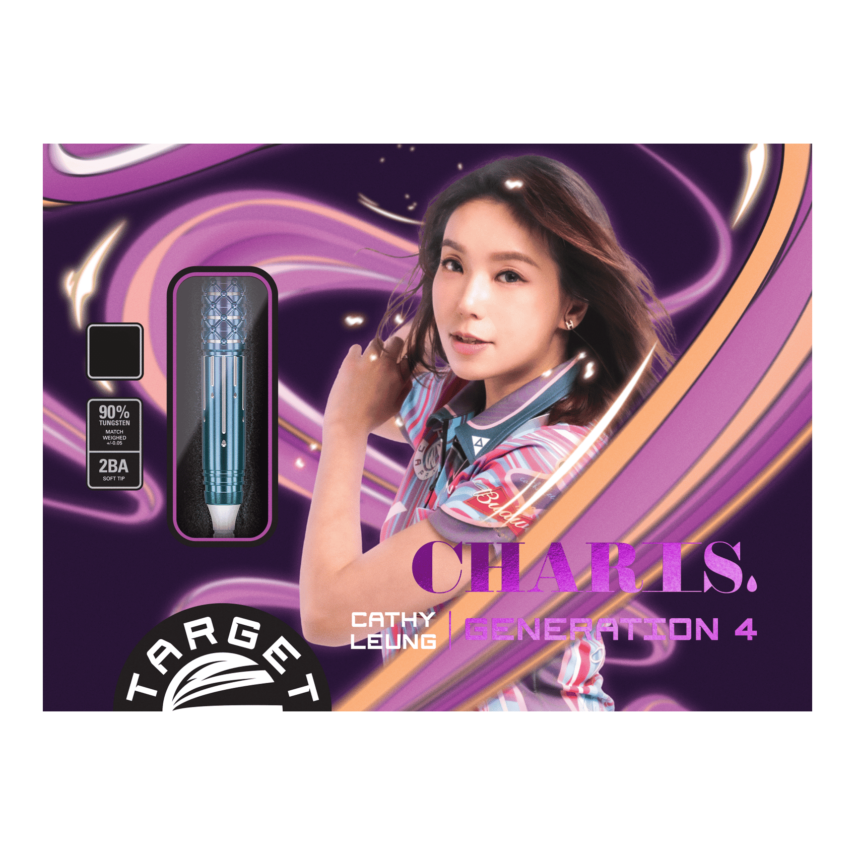 Target Japan Cathy Leung Charis GEN4 Softdarts - 21g