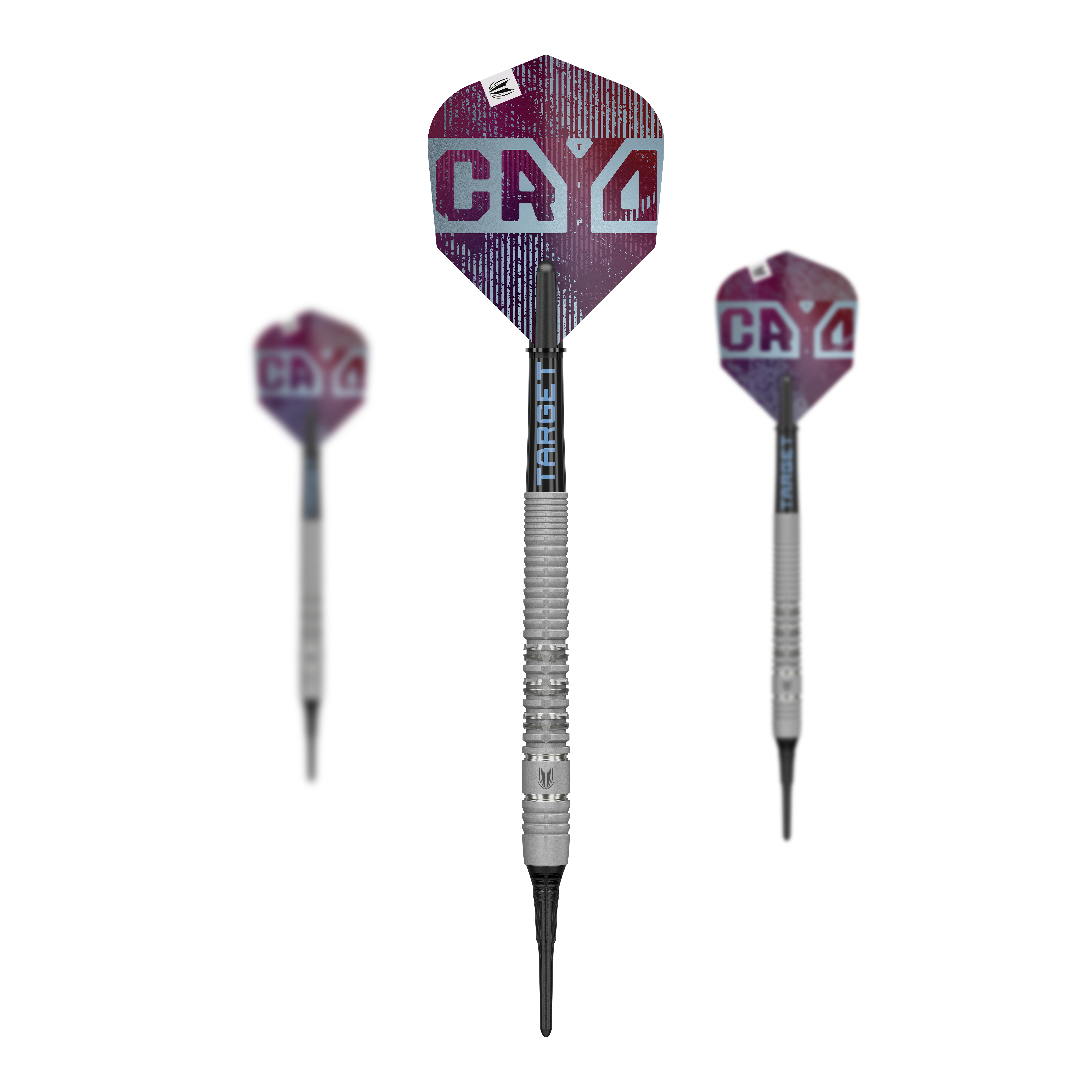 Auf dem Bild sieht man das Set der Target Cryo 11 Softdarts. Das Produkt eignet sich für Präzision und Spaß beim Darten.