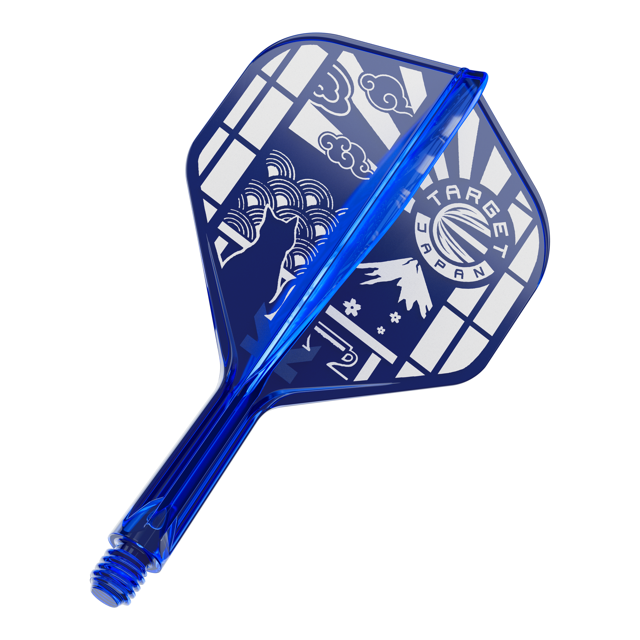 Standardní lety Target Japan K-Flex Blue Limited č. 2 Zu sehen ist das Produkt '410291 Target Japan K-Flex Blue Limited No2 Flights 19mm 1'. Diese blauen Flights sind eine limitierte Edition für Darts.