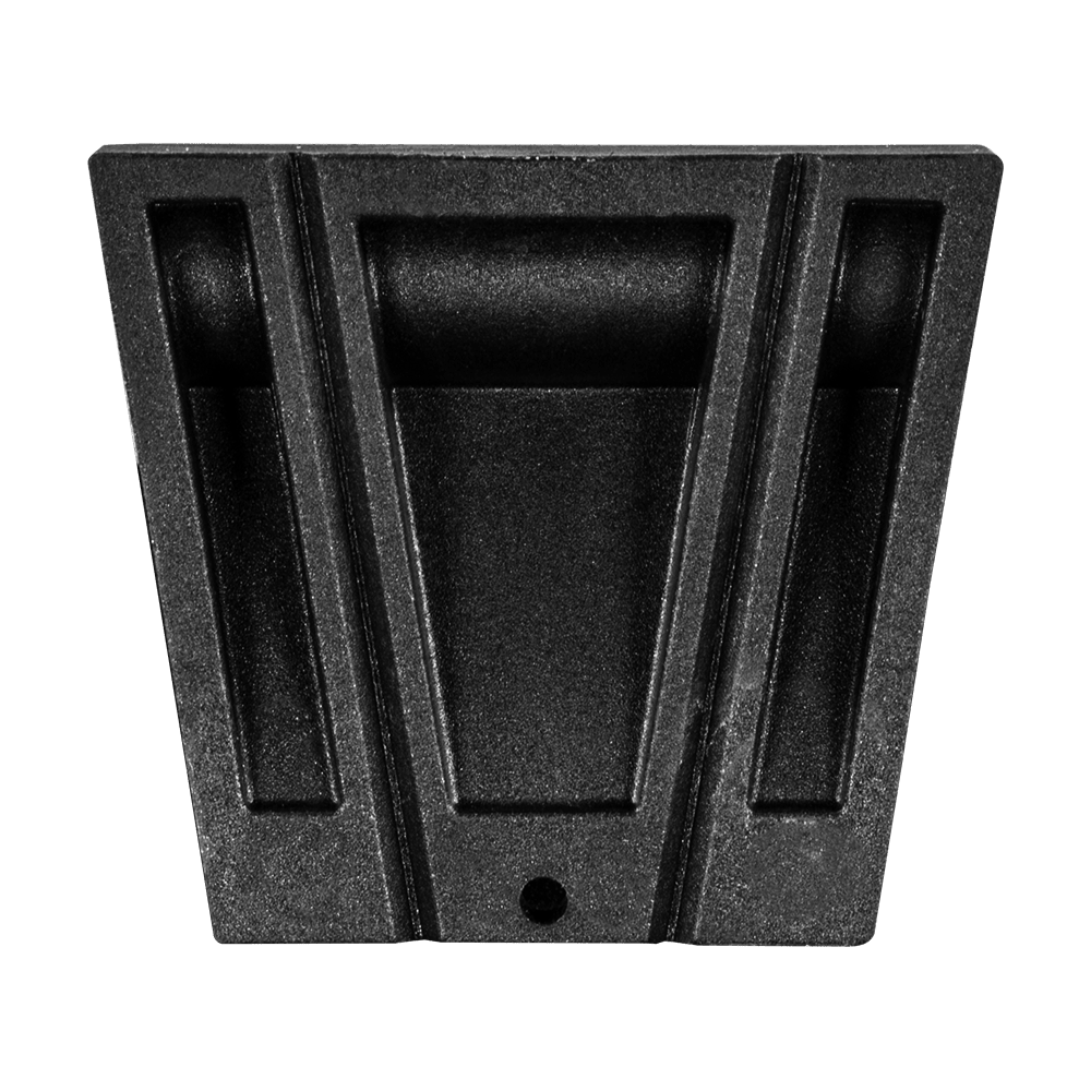 Winmau_Spirit_Master_Wasserwaage_2 Das Bild zeigt das Produkt "Winmau Spirit Master Wasserwaage". Es handelt sich um ein kleines, schwarzes Hilfsmittel zum Ausrichten einer Dartscheibe.