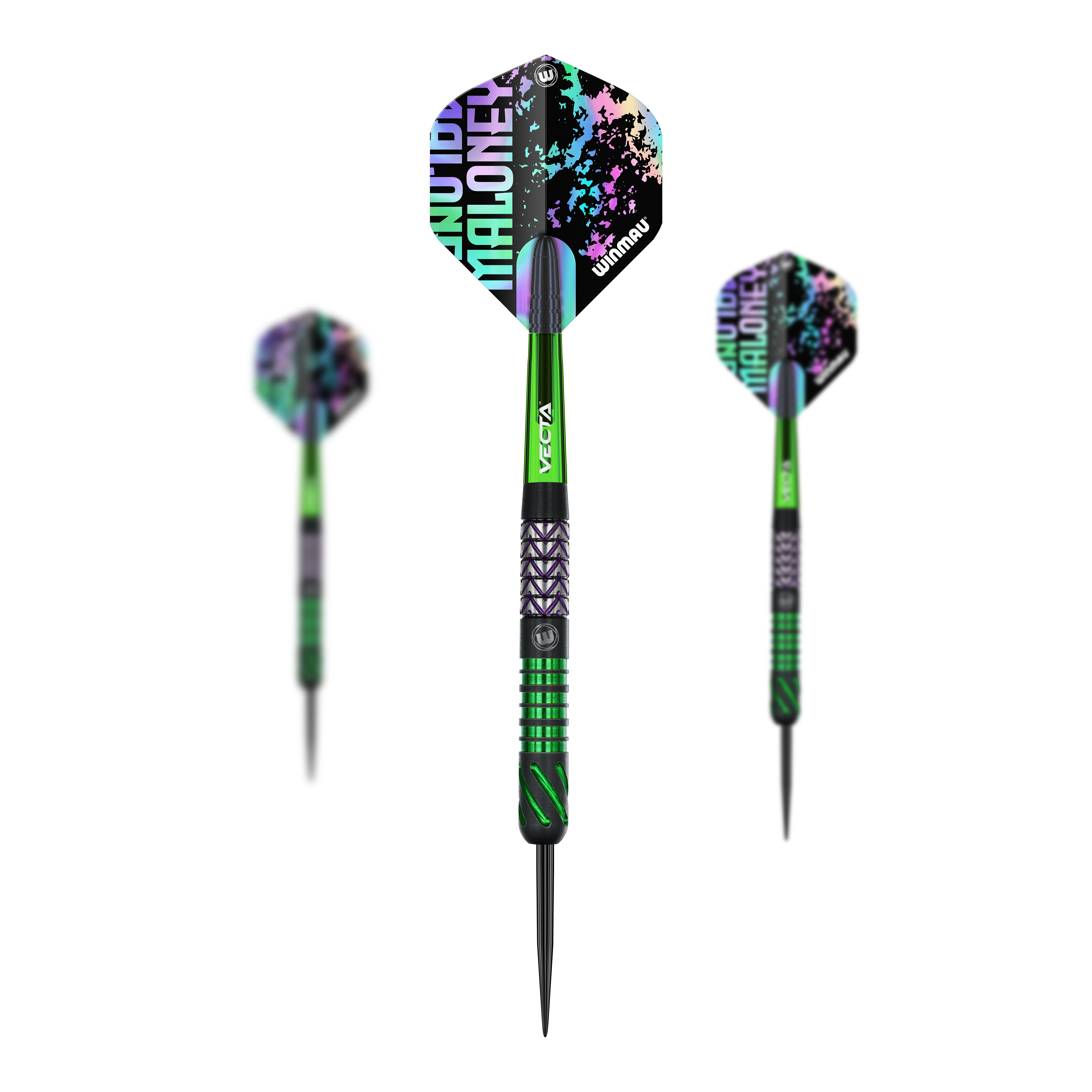 Ocelové šipky Winmau Mike Maloney Abgebildet ist das Produkt Winmau Mike Maloney Steeldarts. Es handelt sich um ein Set Steeldarts für Dartspieler.