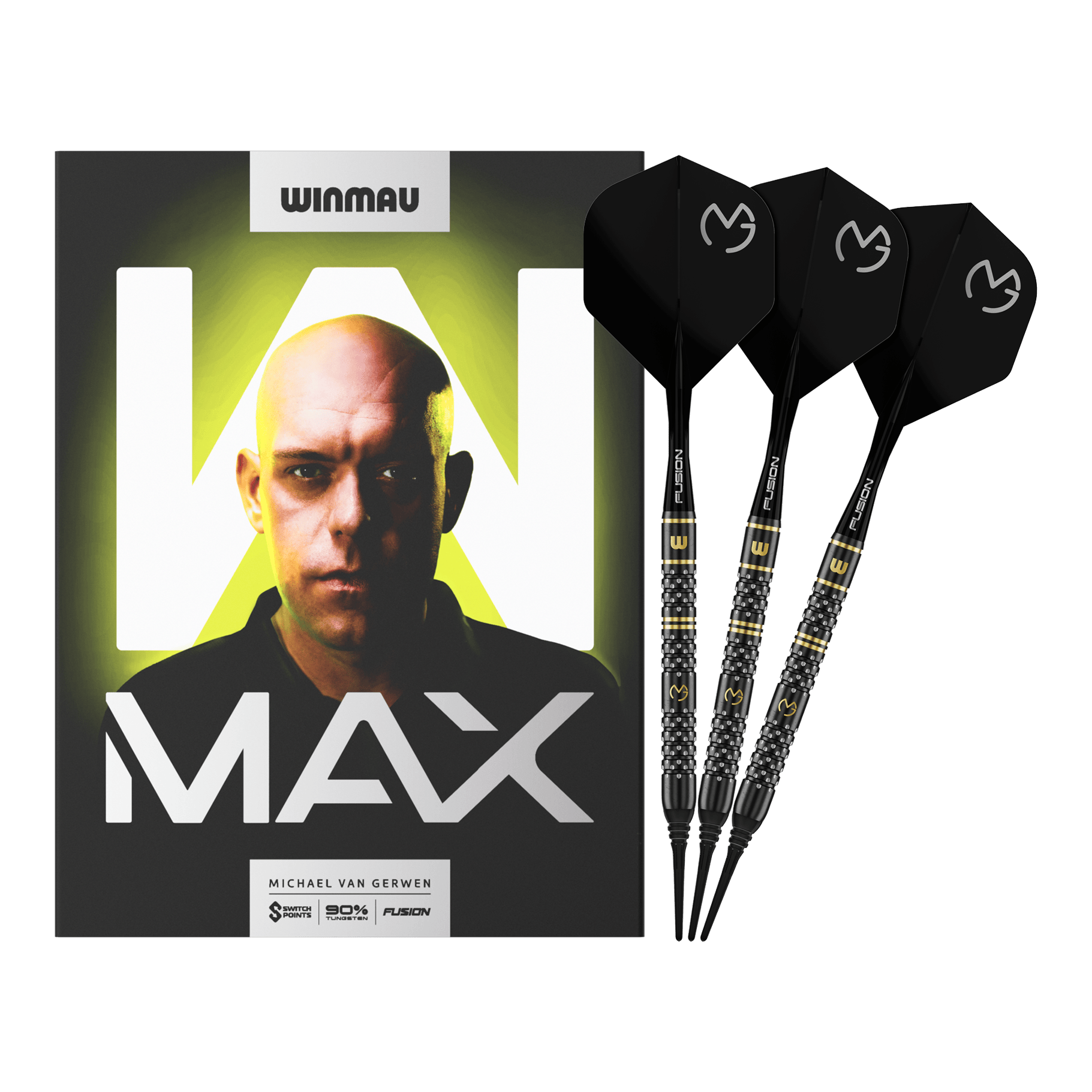 Winmau Michael Van Gerwen W-MAX měkké šipky - 18g