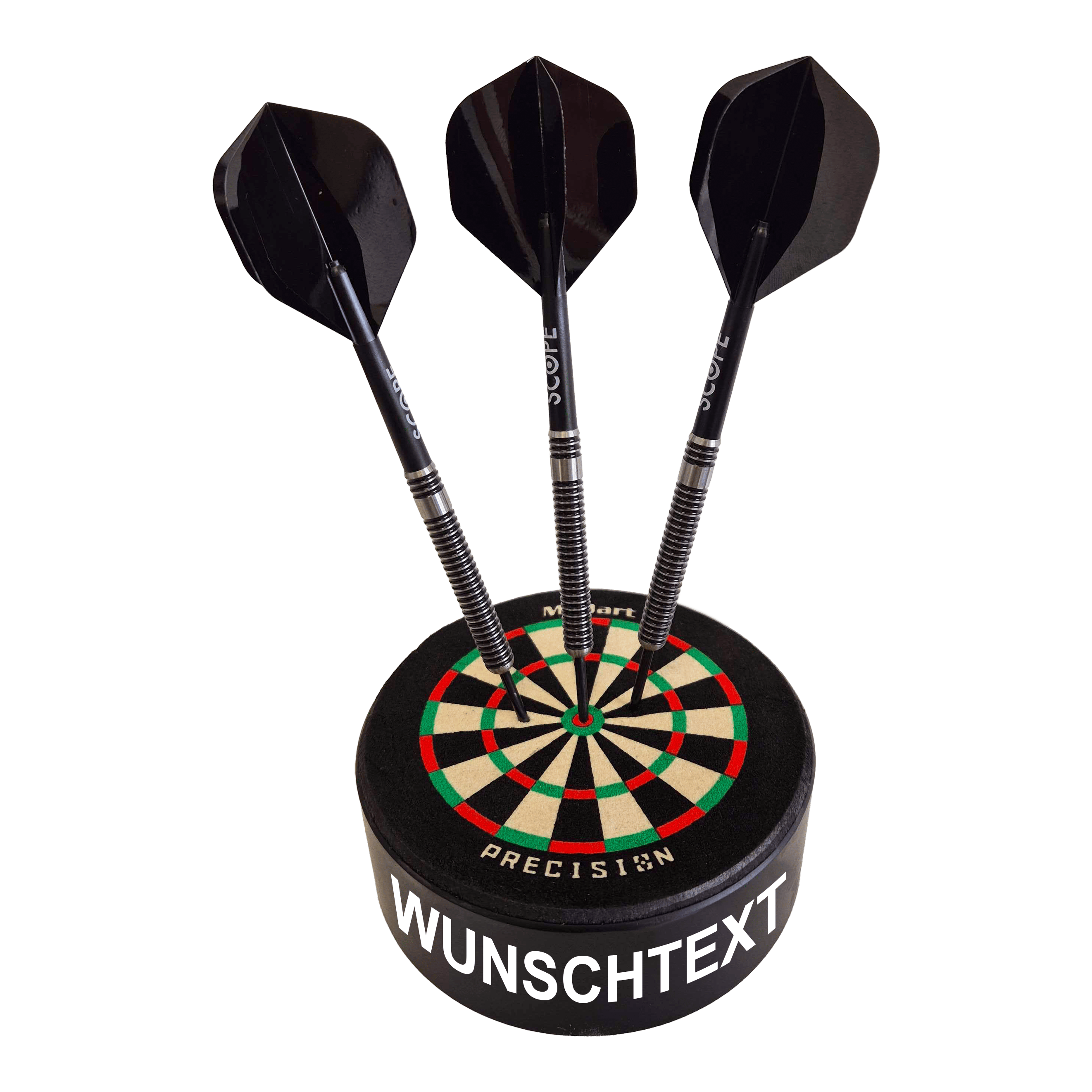 Terč McDart Precision Mini s vlastním textem Hier ist ein Produktfoto mit dem Dateinamen 765_McDart_Mini_Precision_Dartboard_Darthalter_1_Arial zu sehen. Weitere Produktdetails sind nicht verfügbar.