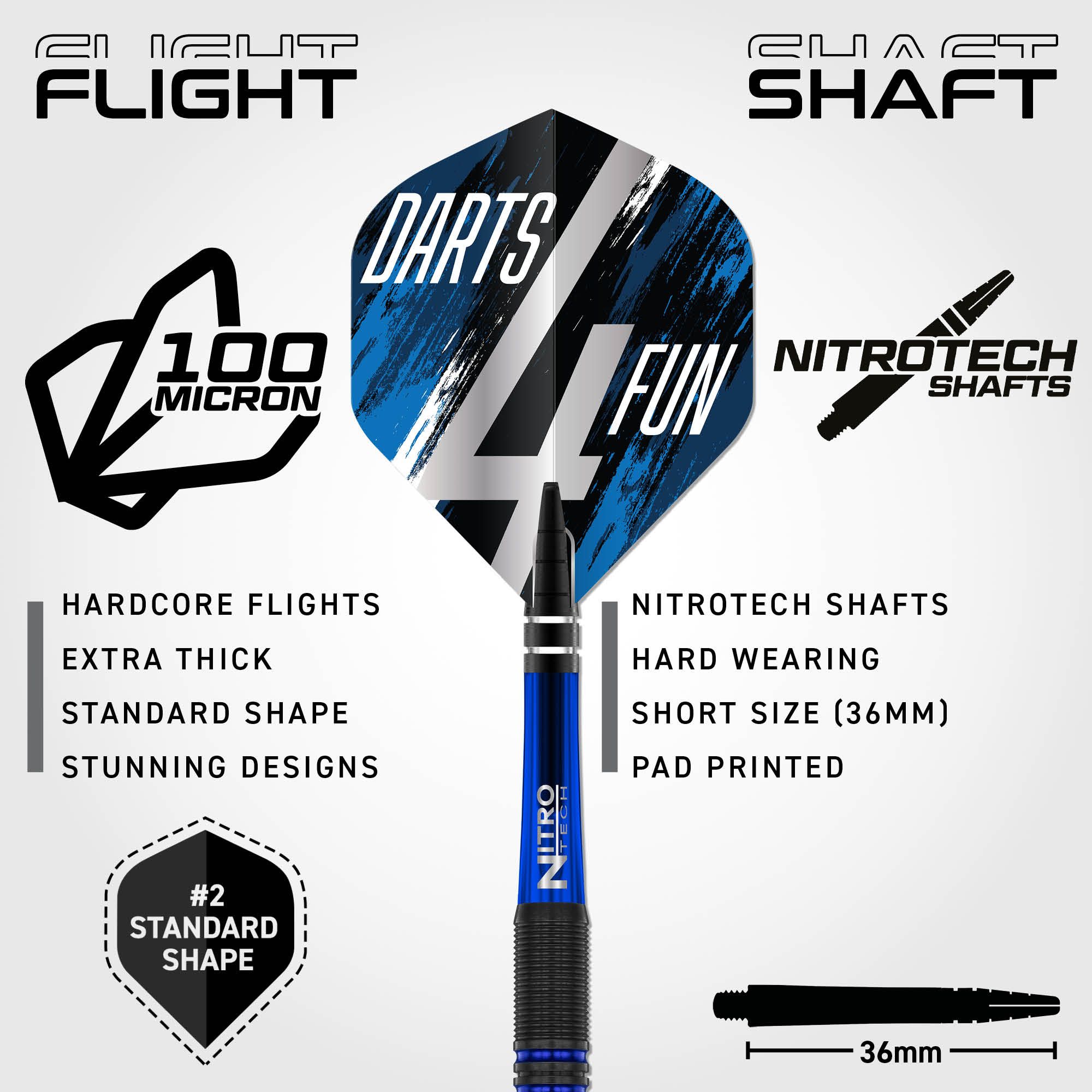 Ocelové šipky Red Dragon David Williams V1 - 23g Dieses Bild zeigt Red Dragon David Williams V1 Steeldarts - 23g. Sie eignen sich perfekt für professionelle Dartspieler.
