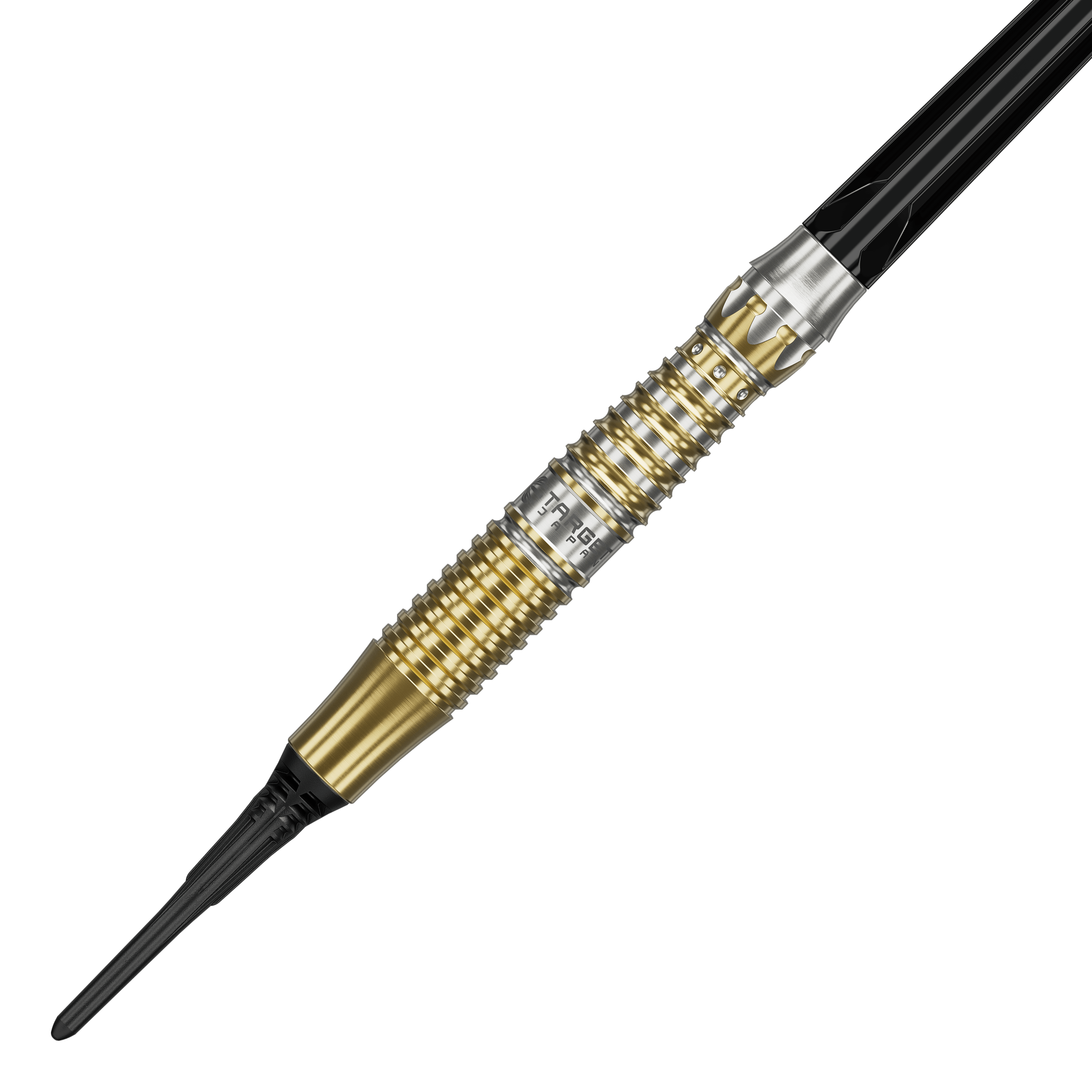 Šipky Target Black Marque Enzo Soft - 18g Abgebildet sind Target Black Marque Enzo Softdarts mit einem Gewicht von 18g. Diese Softdarts zeichnen sich durch ihr elegantes schwarzes Design aus.