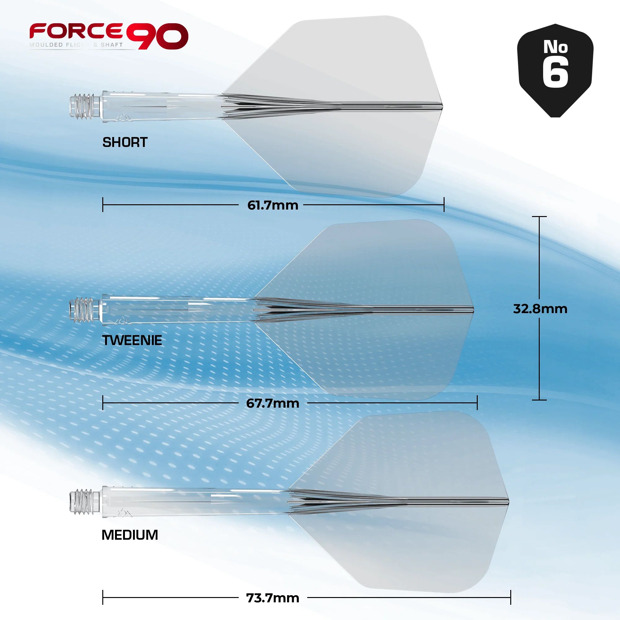 Mission Force 90 No6 Flight Shaft System – Black