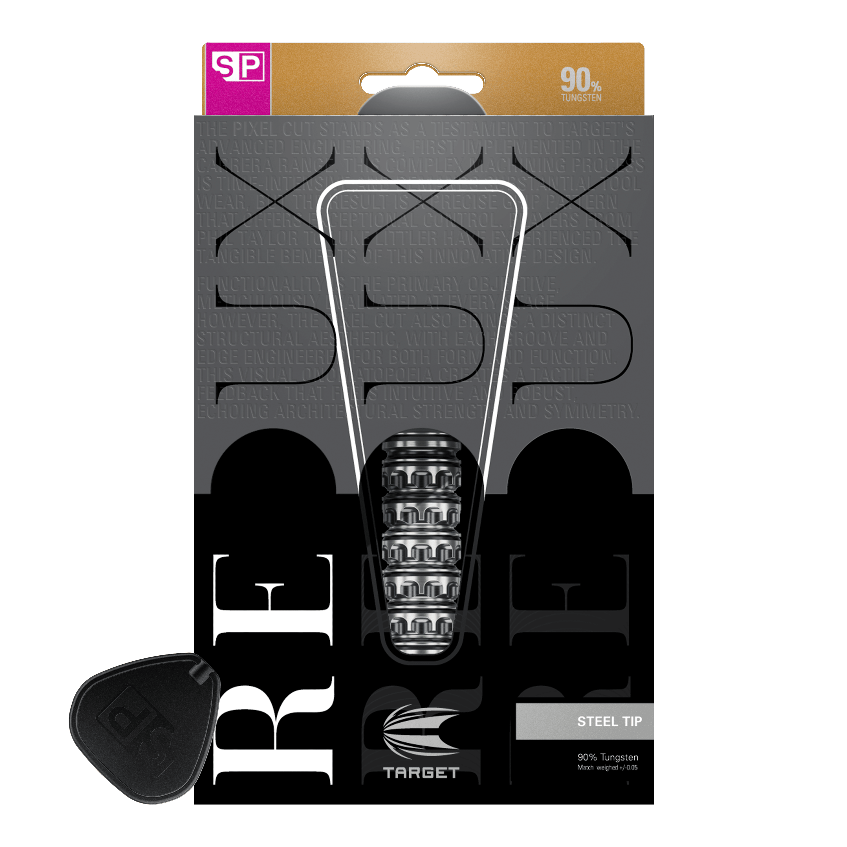 Ocelové šipky Target Redux 01 Swiss Point Abgebildet sind die Target Redux 01 Swiss Point Steeldarts. Die Steeldarts zeichnen sich durch ihr modernes Design aus.