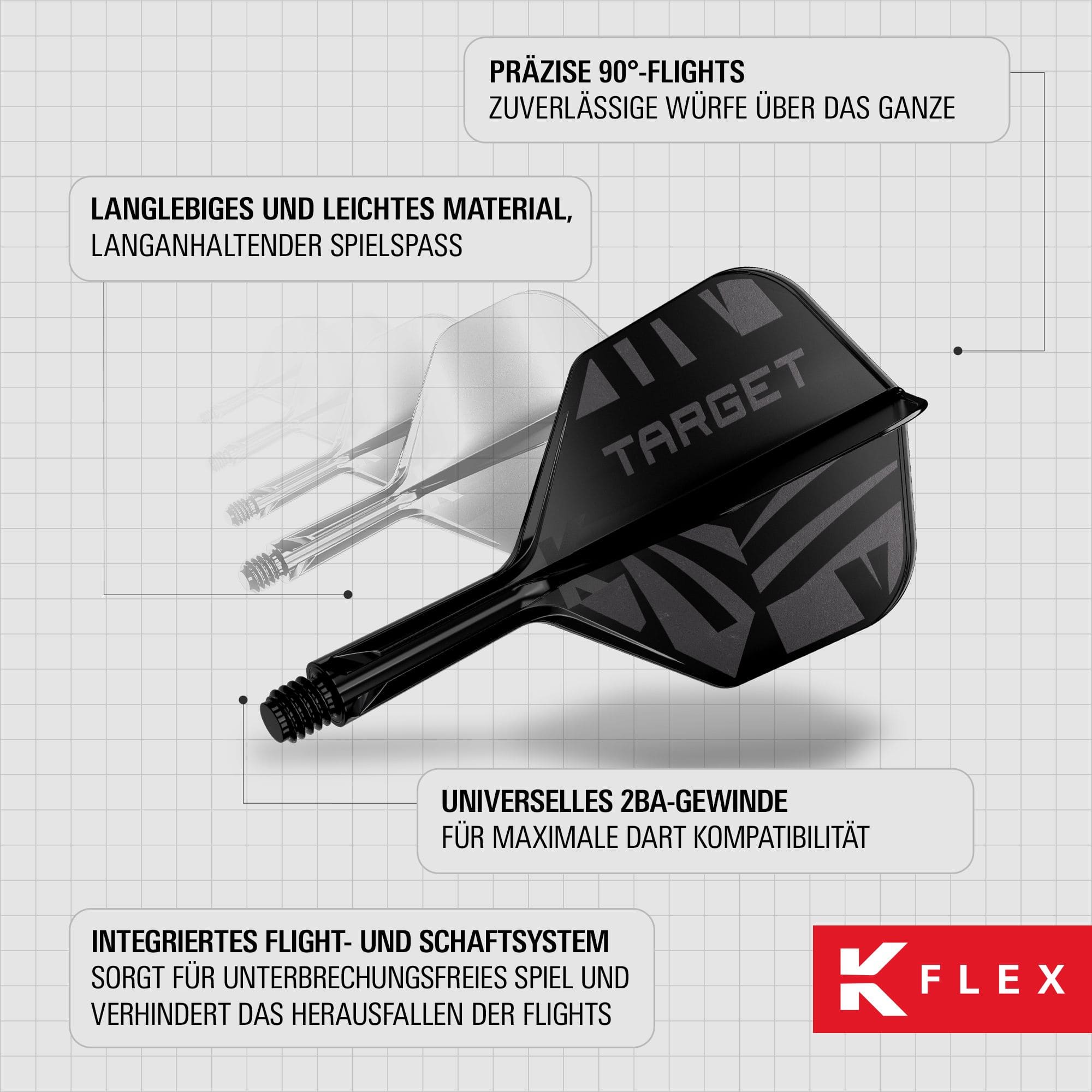 Letky Target K-Flex Black No6