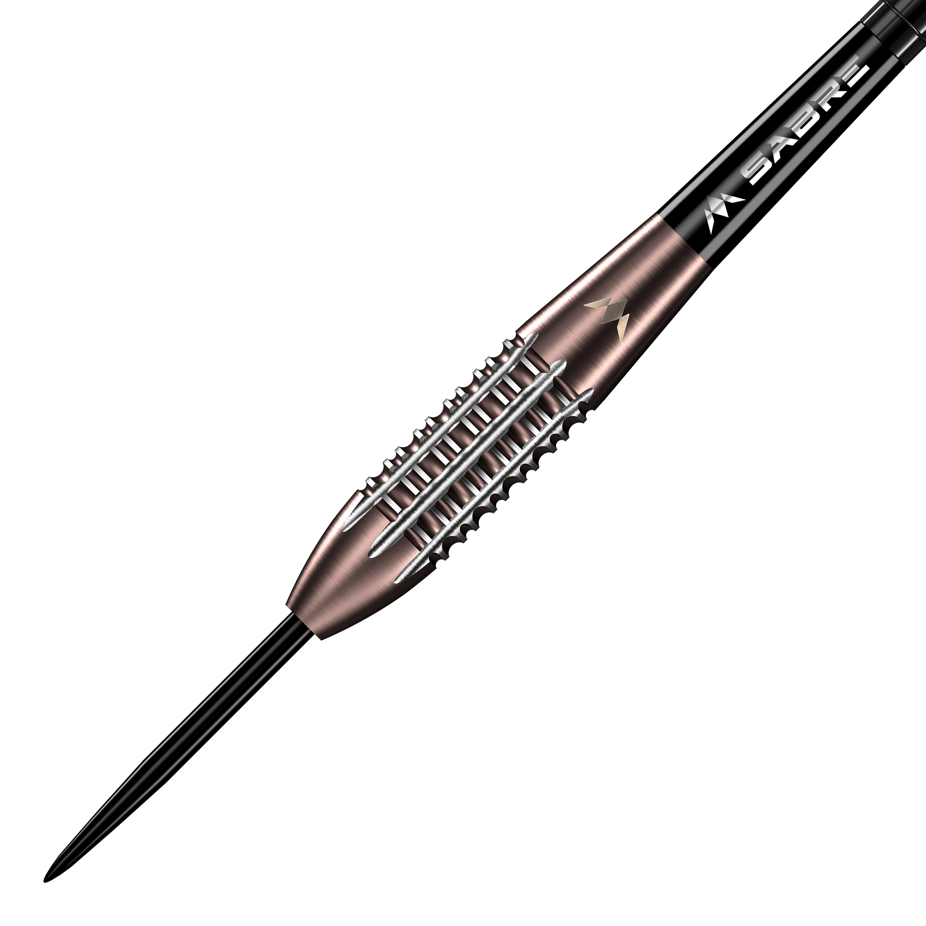 Mission Arkitekt Bronze Silica PVD Steeldarts - 23,5g Das Bild zeigt die Mission Arkitekt Bronze Silika PVD Steeldarts mit einem Gewicht von 23,5g. Die Steeldarts haben ein elegantes Bronze-Design.