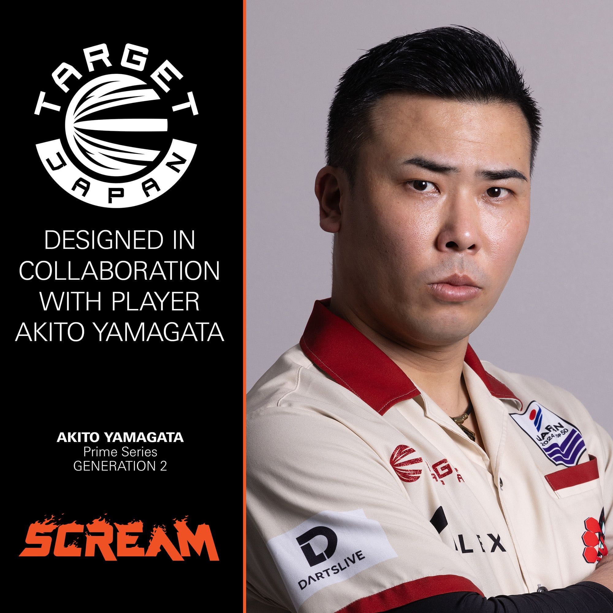 Šipky Target Japan Prime Series Akito Yamagata Scream GEN2 Swiss Point Steeldarts - 23g Auf dem Foto ist der Target Japan Prime Series Akito Yamagata Scream GEN2 Swiss Point Steeldarts - 23g zu erkennen. Der Dart besticht durch sein modernes Aussehen.