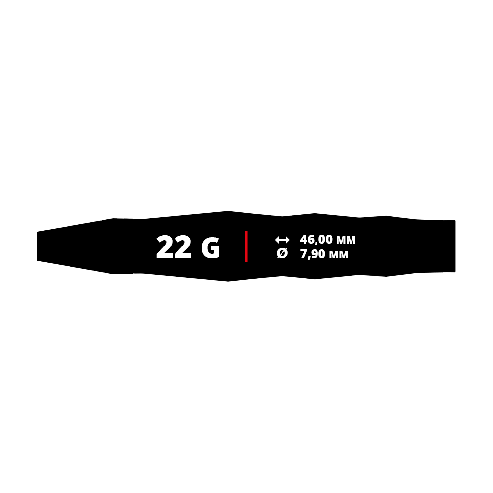 Abgebildet sind die Caliburn Starships Series Hyperion Steeldarts mit 22g. Die Darts sind für das Steeldartspiel geeignet.