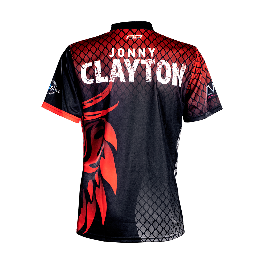 Šipkové tričko Red Dragon Jonny Clayton Tour