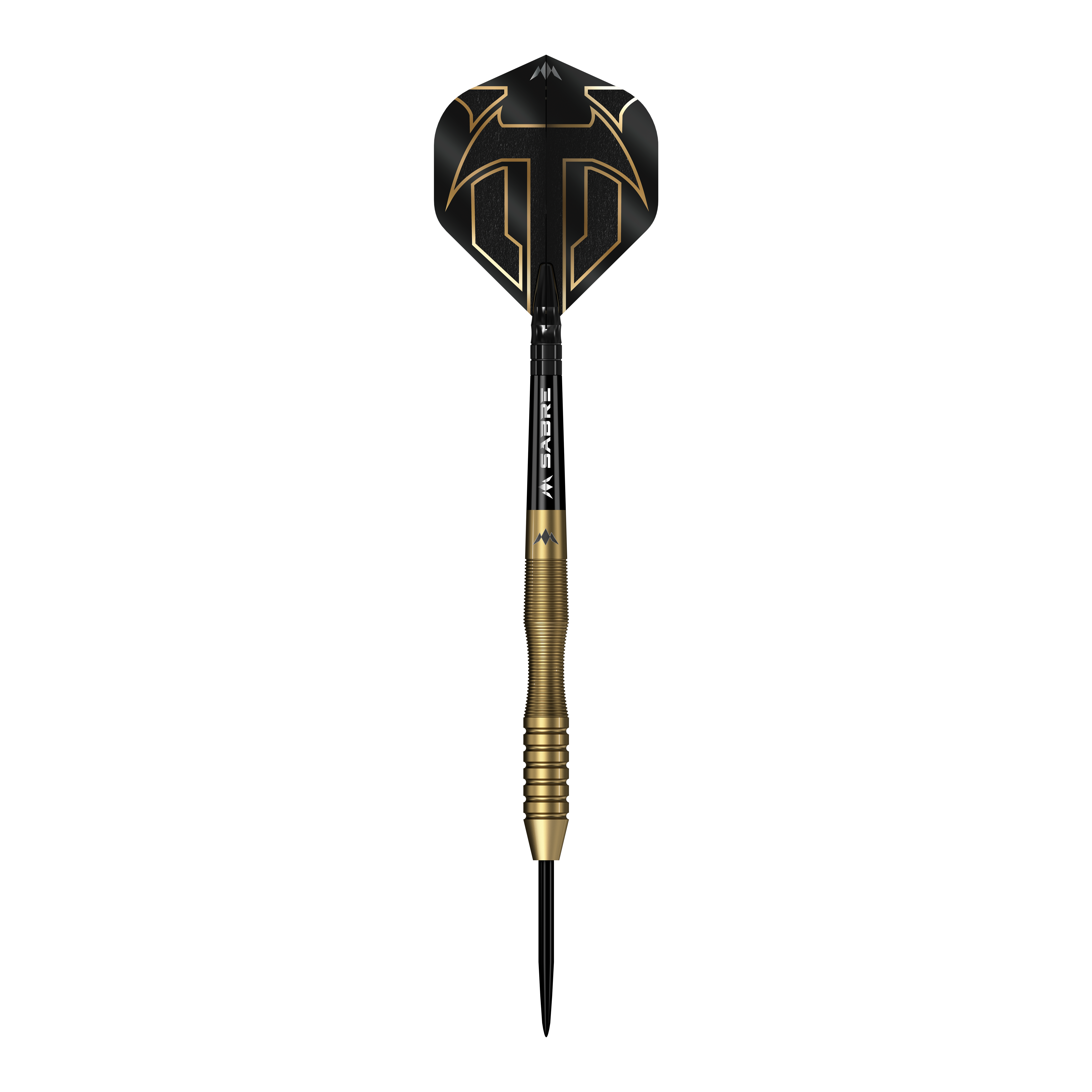 Šipky Mission Viktor Tingstrom Gold Steel - 22g Mission Viktor Tingstrom Gold Steeldarts - 22g Darts abgebildet. Das Bild zeigt das Design und die Farbe der Steeldarts.
