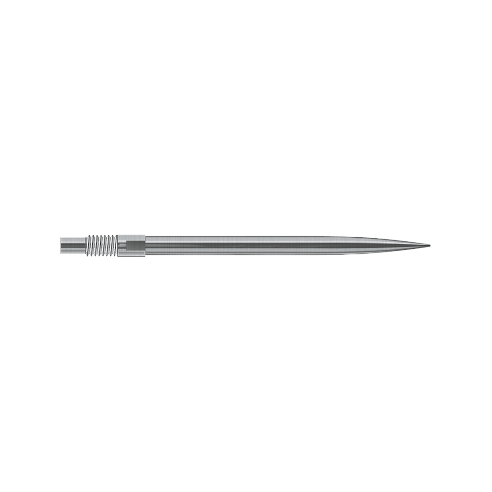 Špičky na šipky Harrows Quick Point - stříbrné Das Bild zeigt Harrows QuickPoint Dartspitzen in Silber mit einer Länge von 35mm. Die Abbildung gibt einen Eindruck des Produktes.