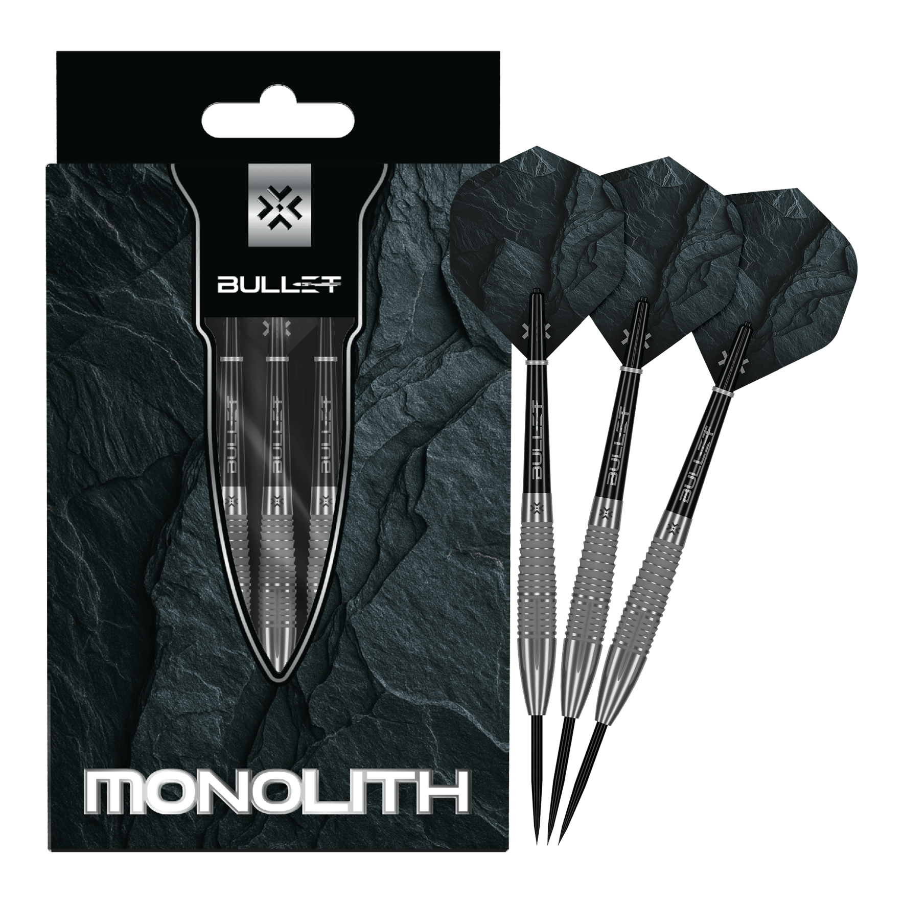 Ocelové šipky Bullet Monolith Abgebildet sind die Bullet Monolith Steel Darts in voller Länge. Dieses Produkt eignet sich für das Steeldart-Spiel.
