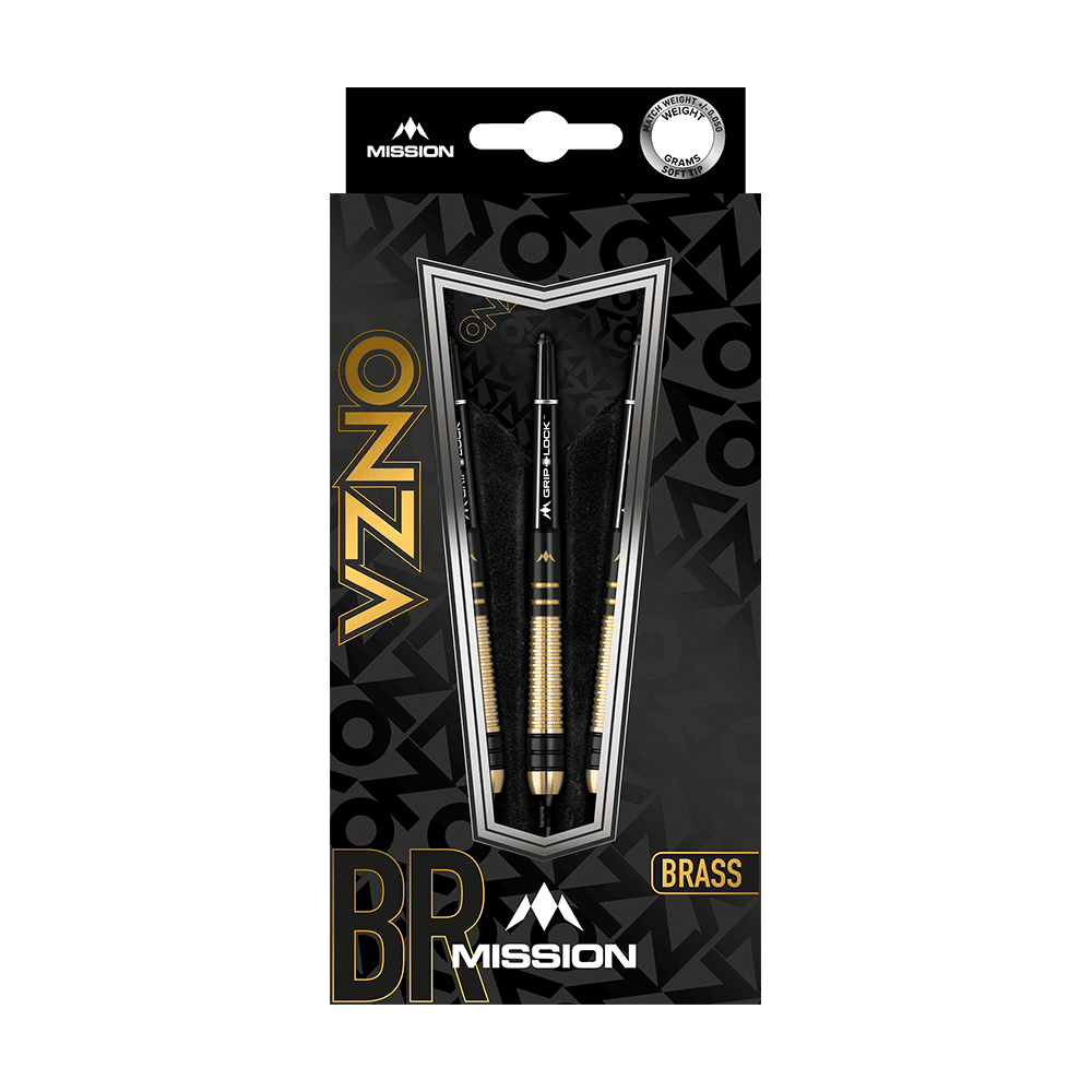 Mission Onza Model 2 Black Gold Softdarts - 18g