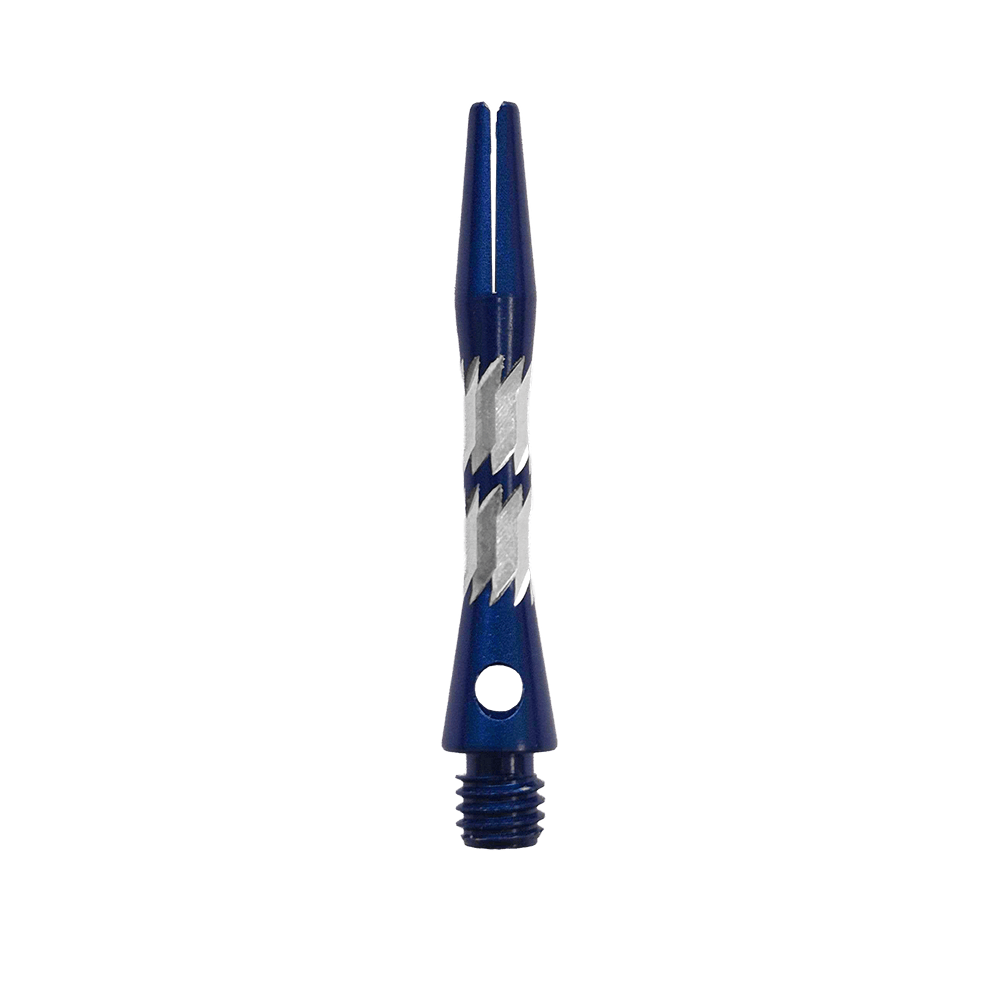 Hliníkové shafty Bulls NL Minor - modré - 33 mm Abgebildet sind Bulls NL Minor Aluminium Shafts in Blau, 33 mm lang. Die Schäfte sind für Dartpfeile geeignet.