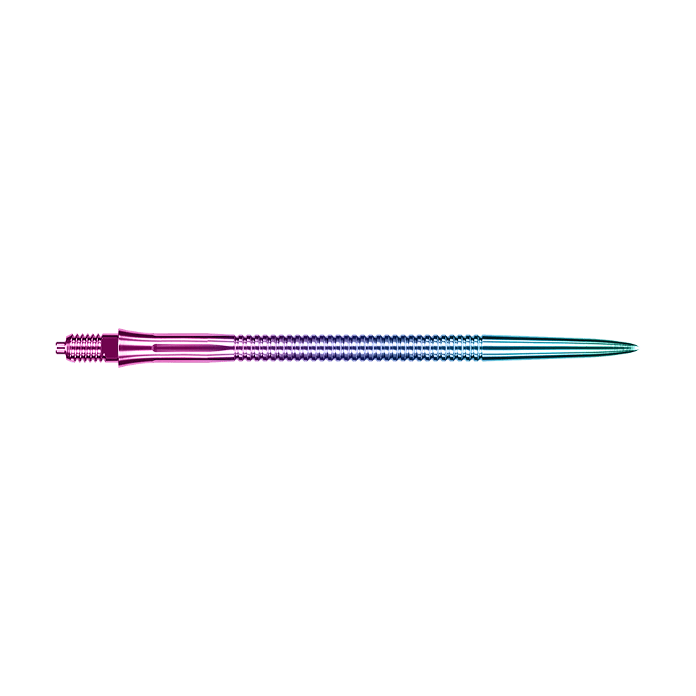 Špičky šipek Caliburn EZ-EVO - drážkované - duhové Gezeigt werden Caliburn EZ-EVO Dartspitzen mit Rillen im Rainbow-Design, 45 mm Länge. Das Set enthält Dartspitzen mit auffälligen Regenbogenfarben.