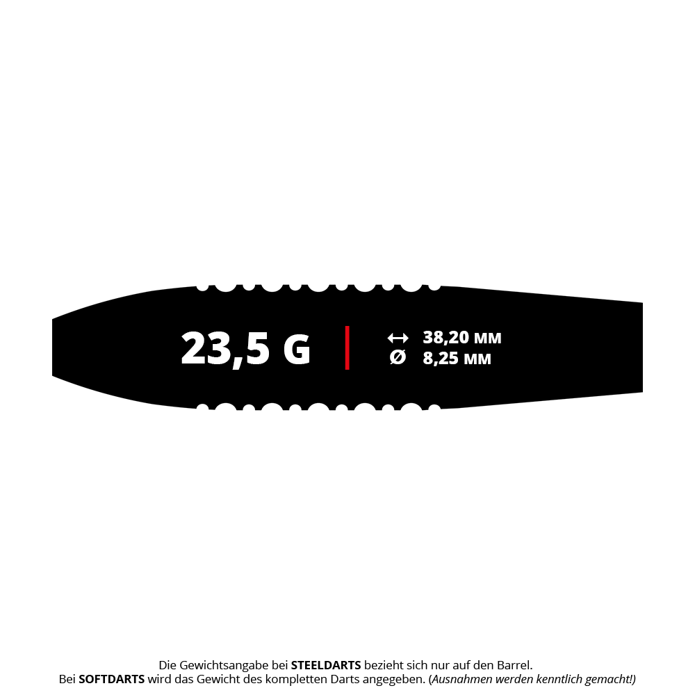 Mission Arkitekt Bronze Silica PVD Steeldarts - 23,5g Mission Arkitekt Bronze Silika PVD Steeldarts - 23,5g sind auf diesem Bild zu sehen. Die Darts haben eine bronzefarbene Oberfläche und ein elegantes Aussehen.