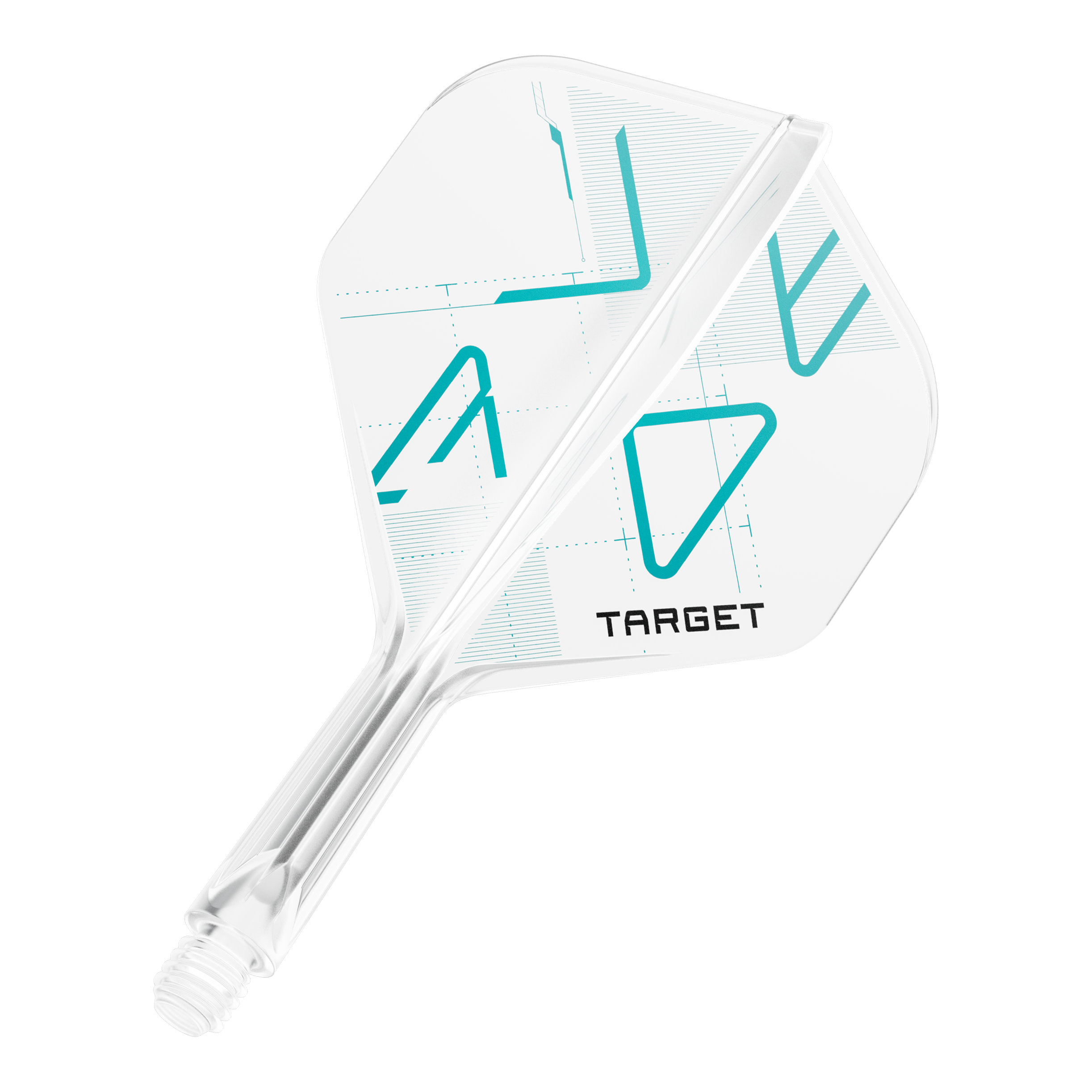 Zu sehen ist ein Artikel mit dem Namen 410172_Target_K-Flex_Rove_No2_Standard_Flights_19mm_1. Es handelt sich vermutlich um einen Standard Dart Flight.