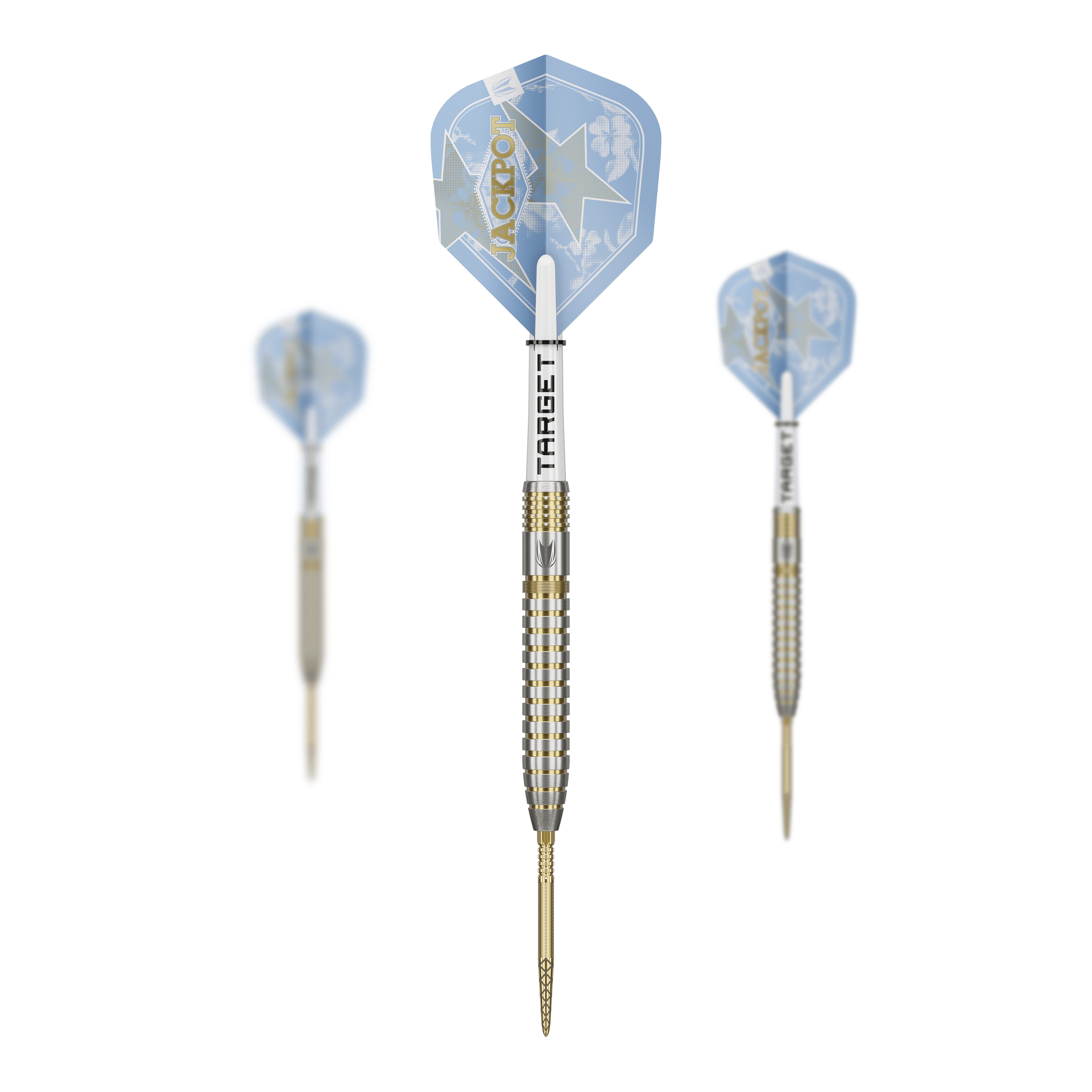 Target Adrian Lewis Showdown Swiss Points Steeldarts Zu sehen sind die Target Adrian Lewis Showdown Swiss Points Steeldarts. Es handelt sich um hochwertige Darts mit Swiss Points Spitzen.