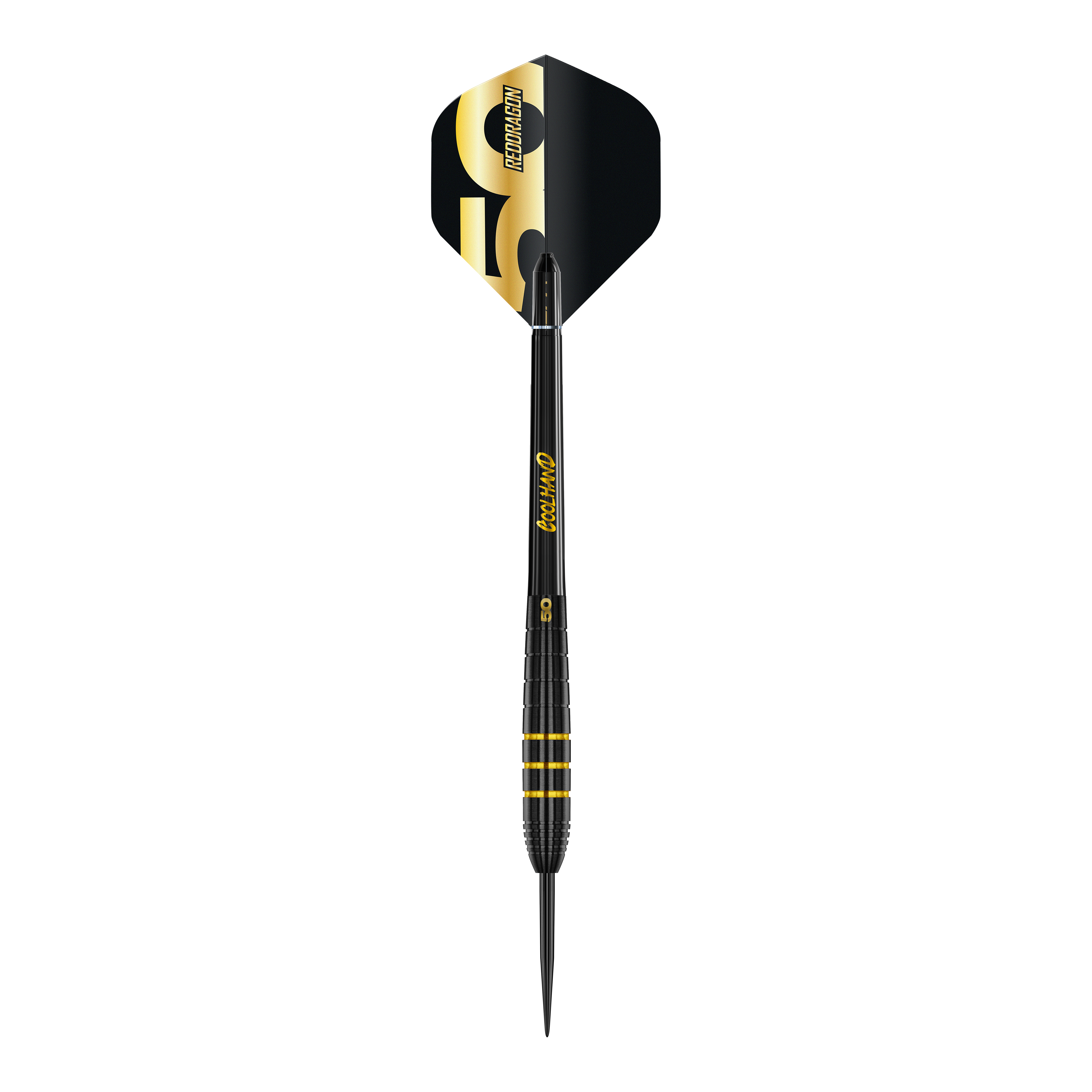 Red Dragon Luke Humphries 50 Years Player Limited Edition Steeldarts - 22g Das Bild zeigt die Red Dragon Luke Humphries 50 Years Player Limited Edition Steeldarts - 22g. Es handelt sich um ein limitiertes Dartpfeil-Set zum 50-jährigen Jubiläum.
