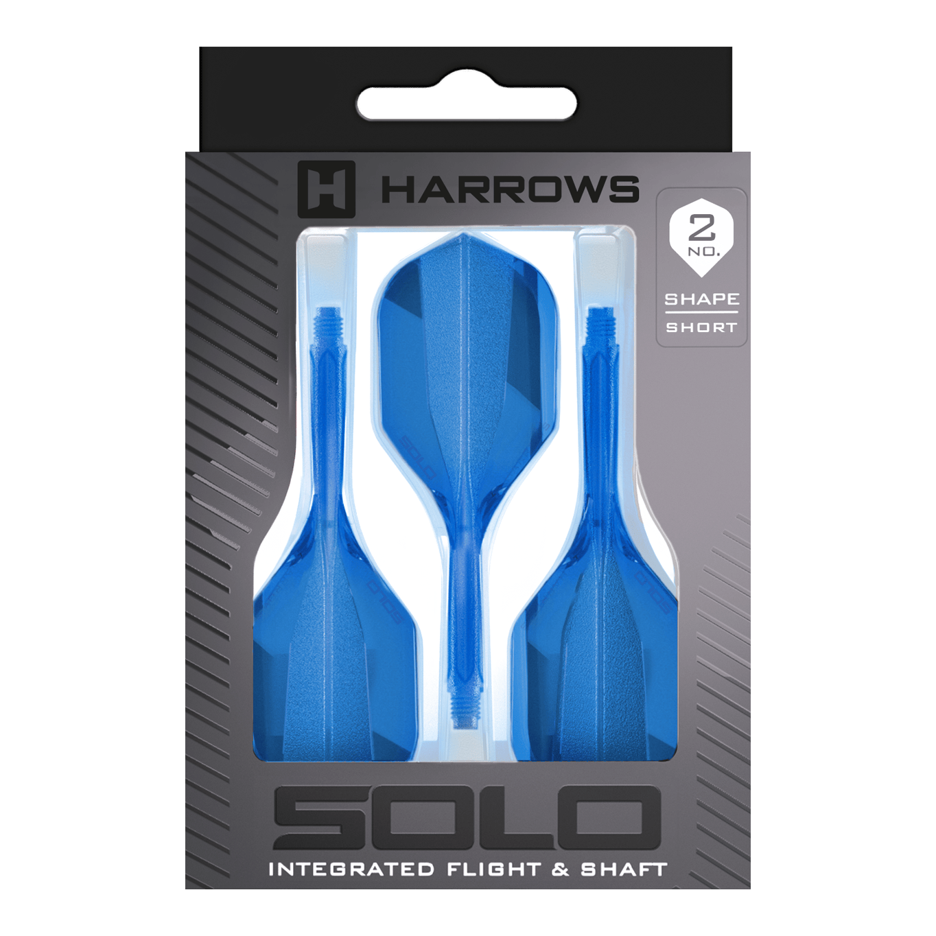 Harrows Solo No2 Flight-Shaft-System - Blau