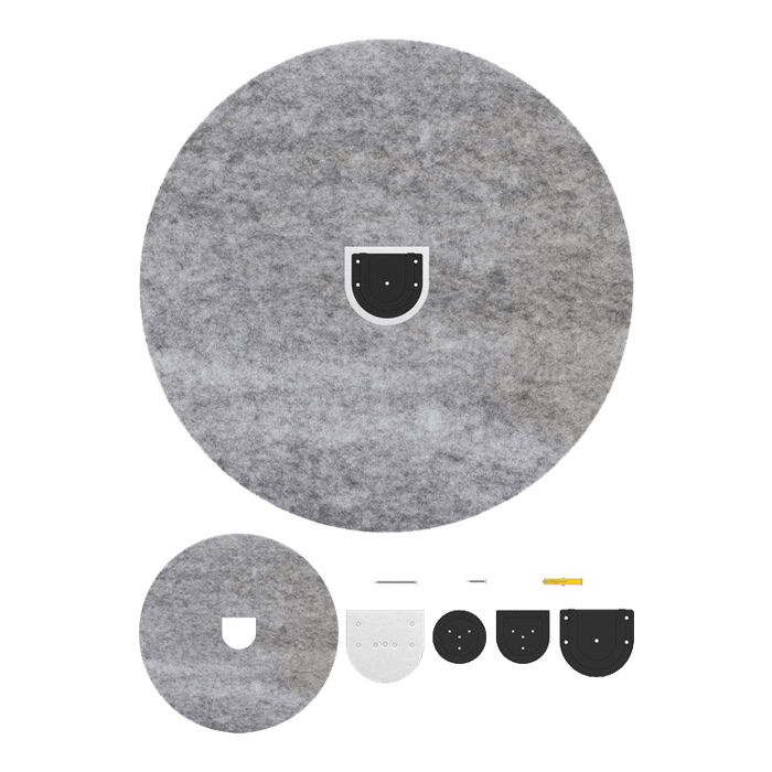 Tlumicí systém GOAT Silencer Veil Abgebildet ist das GOAT Silencer Veil Dampening Schallschutz System. Dieses Produkt dient der Schallreduzierung.