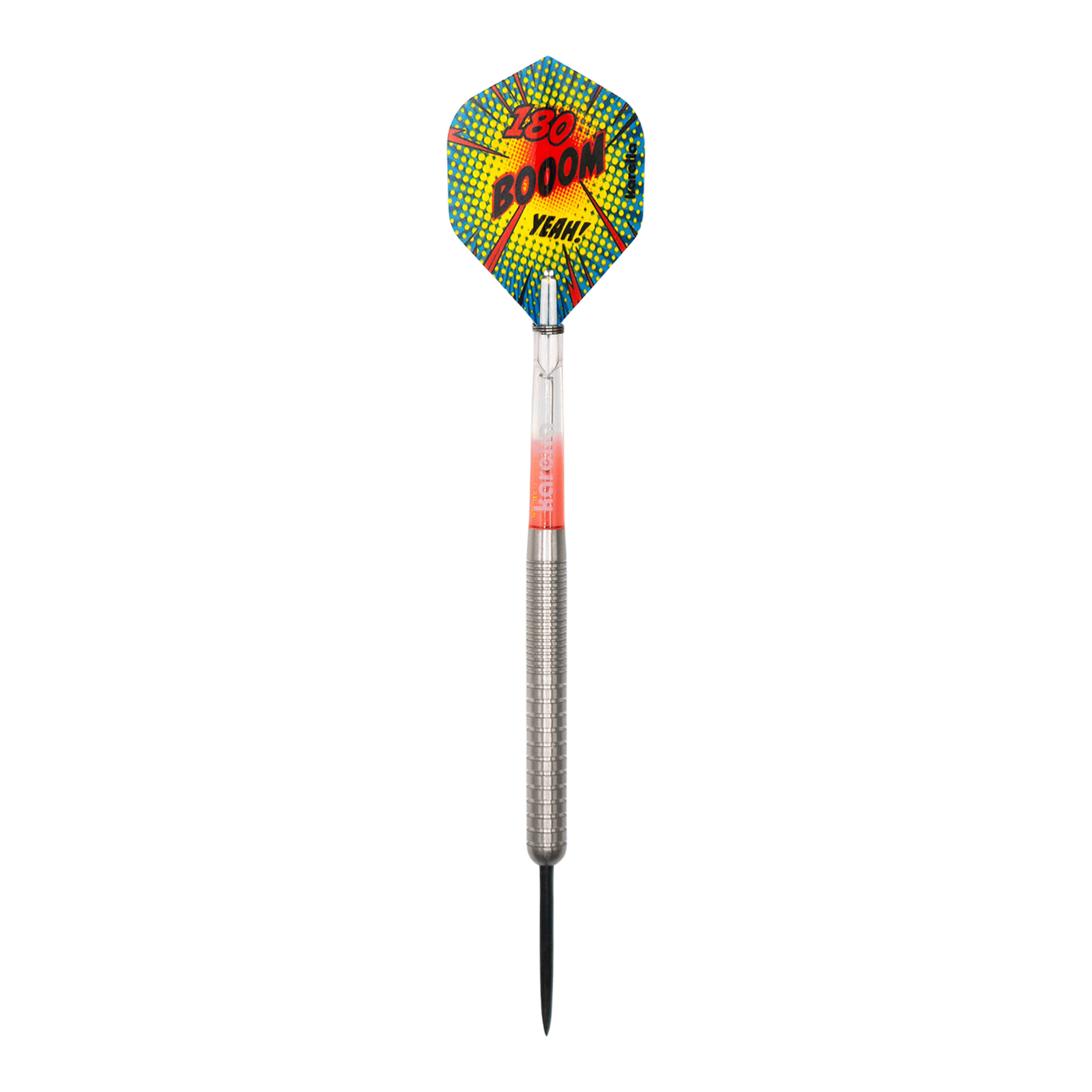 Ocelové šipky Karella Comic Line CL-1 - 22g Abgebildet ist der Karella Comic Line CL-1 Steeldarts - 22g. Diese Aufnahme zeigt das Produkt aus einer bestimmten Perspektive.