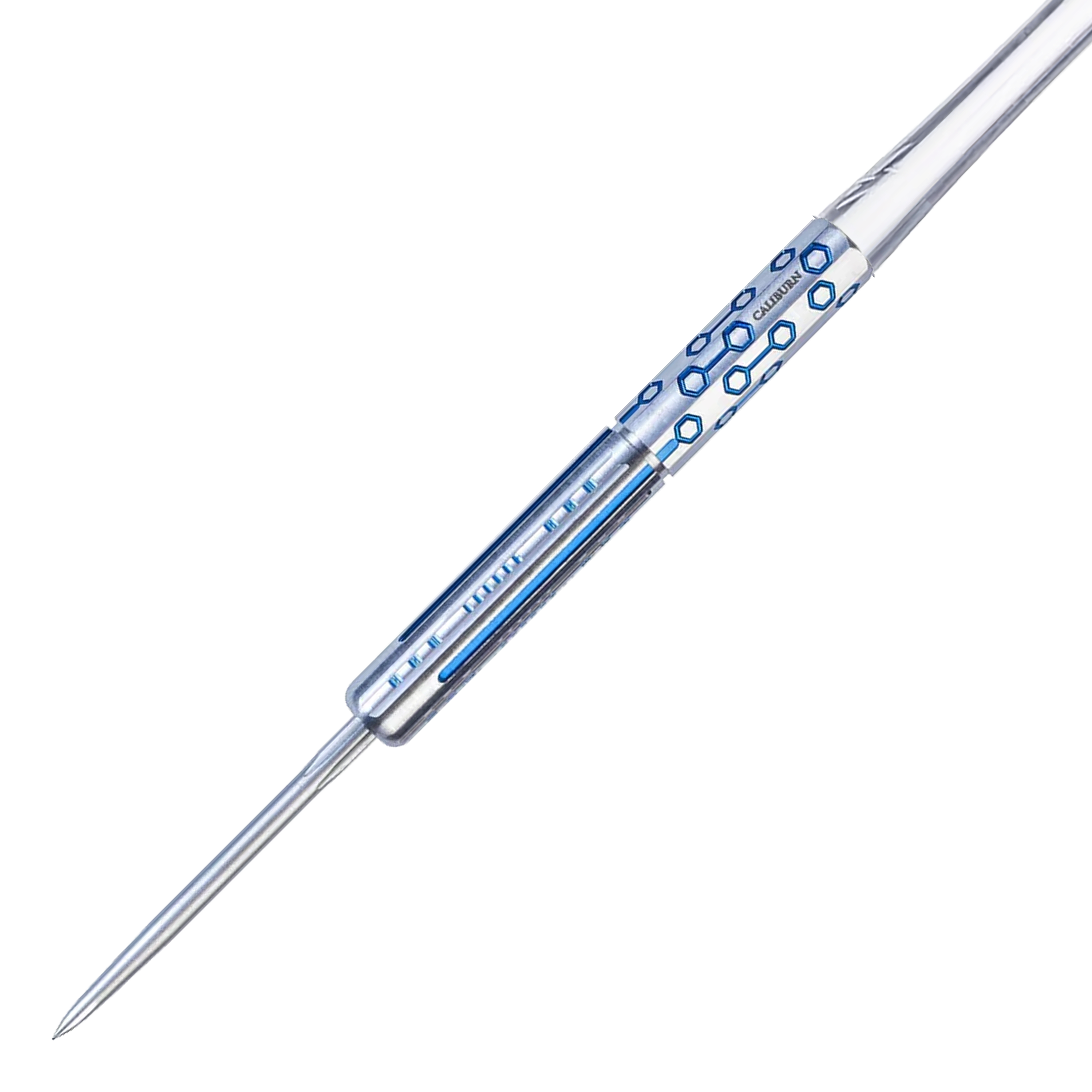 Ocelové šipky Demeter série Caliburn Starships - 23g Das Bild zeigt die Caliburn Starships Series Demeter Steeldarts mit einem Gewicht von 23g. Die Steeldarts sind detailliert dargestellt.