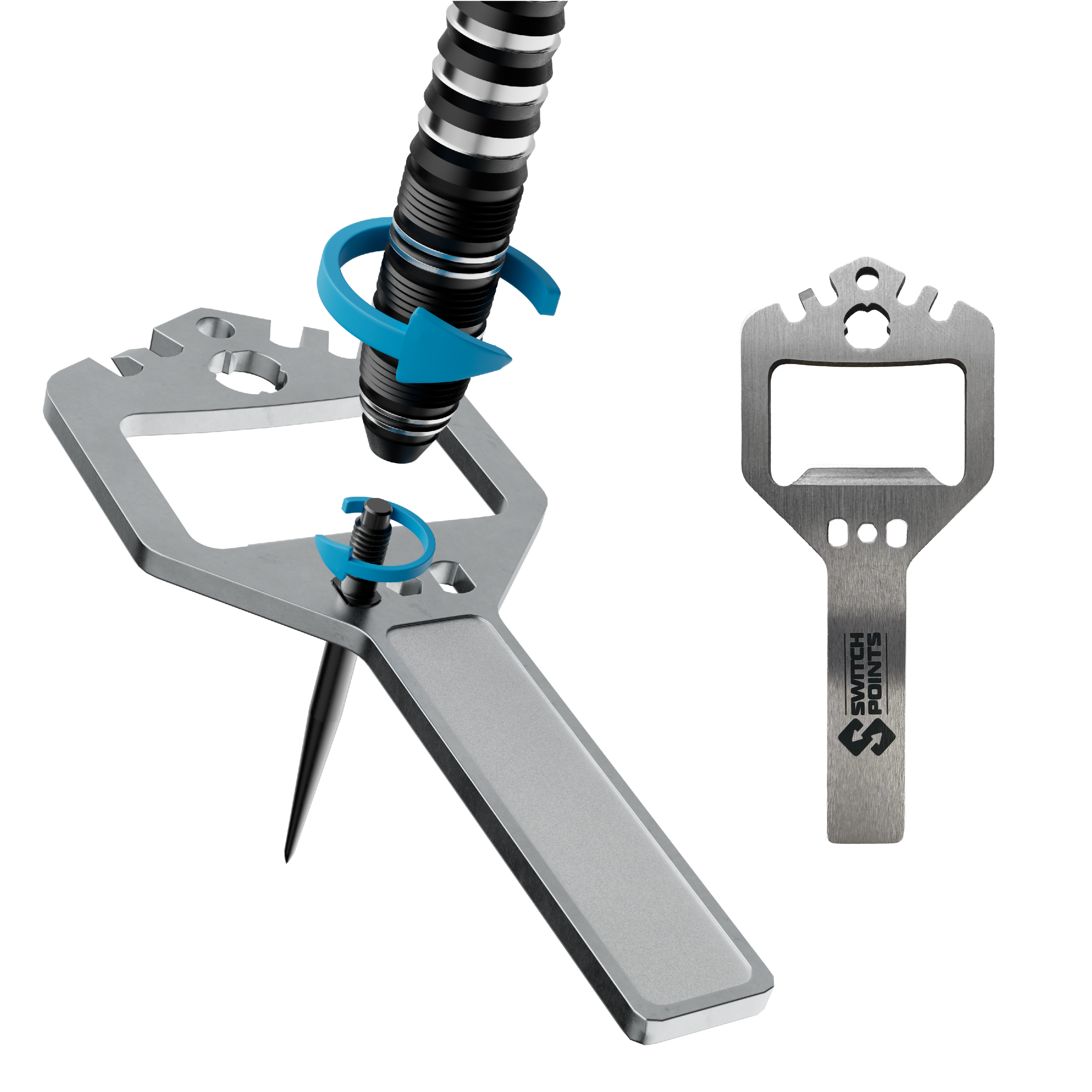 Die Abbildung zeigt die Red Dragon Sable Bomb Switch Point Steeldarts. Dies sind hochwertige Steeldarts für präzises Dartspielen.