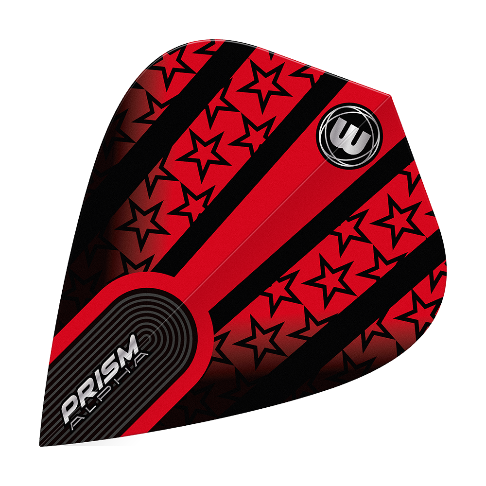 Lety draka Winmau Alpha Red Black Stars