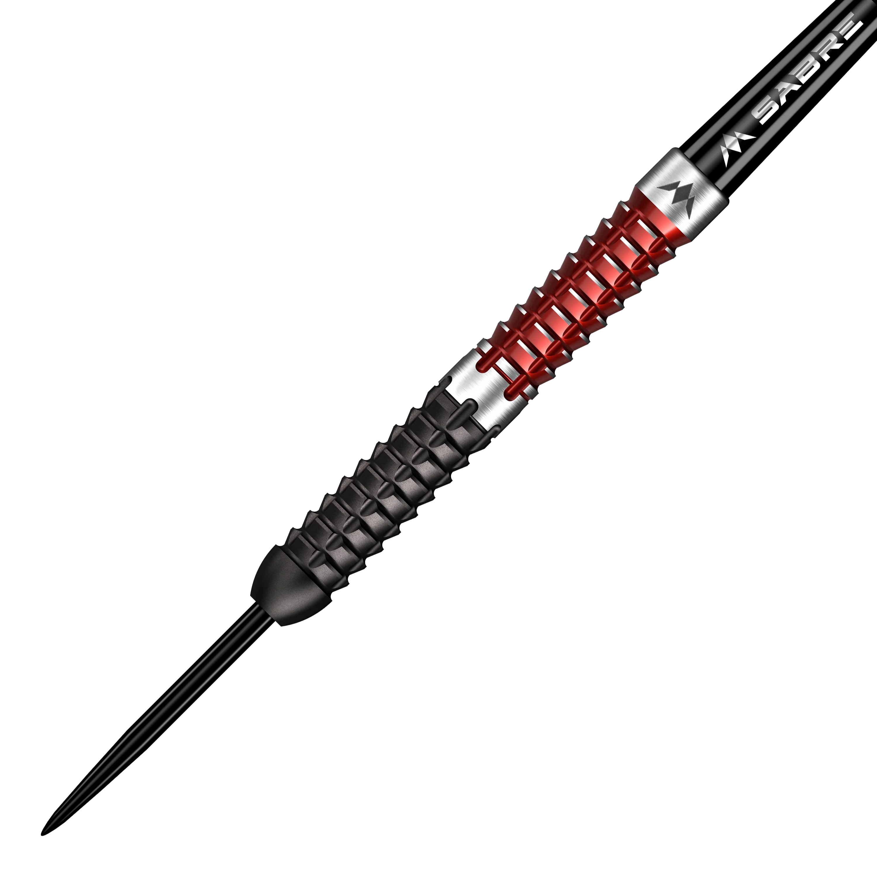 Mission Llew Bevan Black Red Electro Steeldarts - 23g. Diese Steeldarts überzeugen durch ihr Design in Schwarz und Rot.