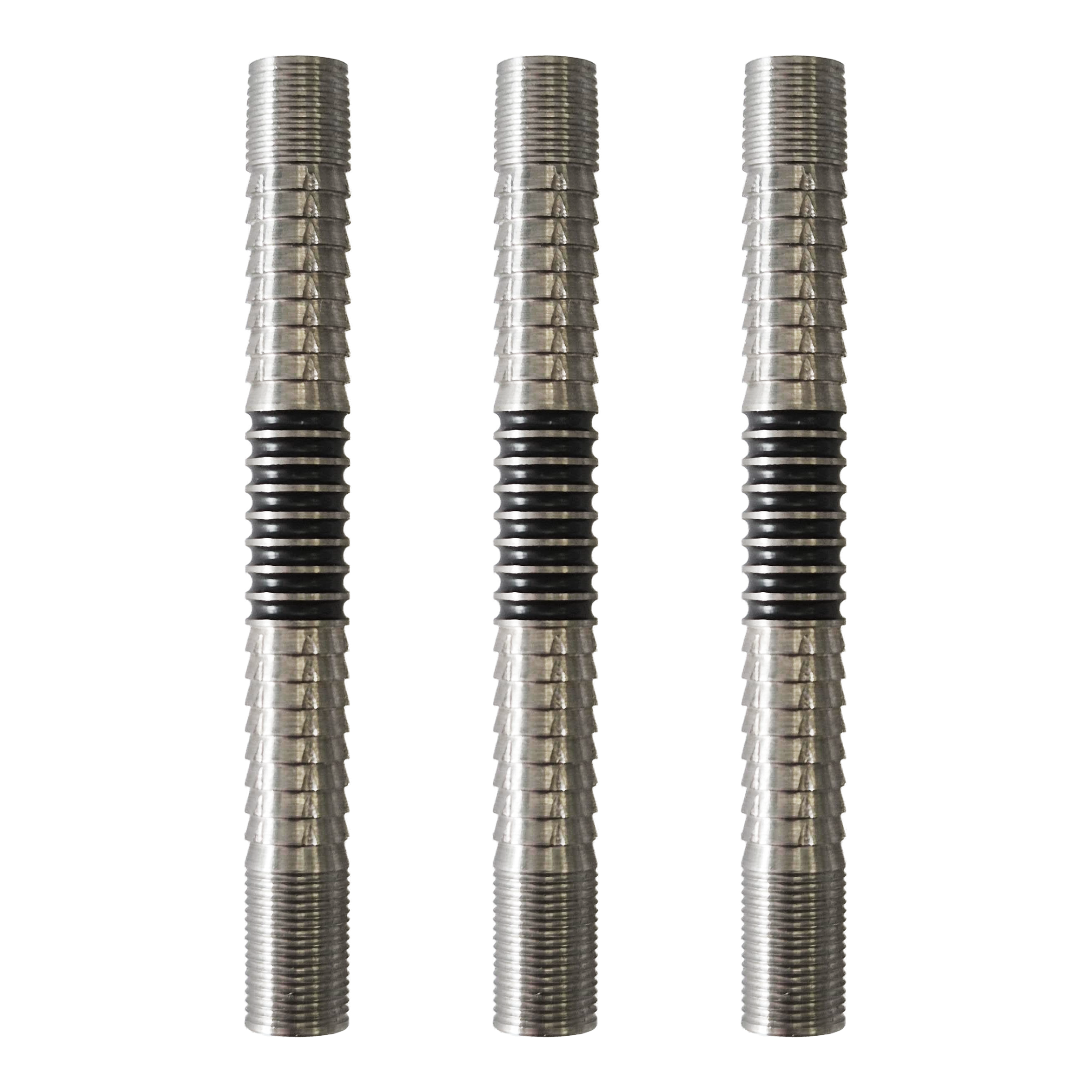 Měkké hlavně na šipky McDart Ringed Shark 2 Das Bild zeigt die McDart Ringed Shark 2 Softdart Barrels. Die Dart-Barrels besitzen ein geriffeltes Shark- und Ring-Design.