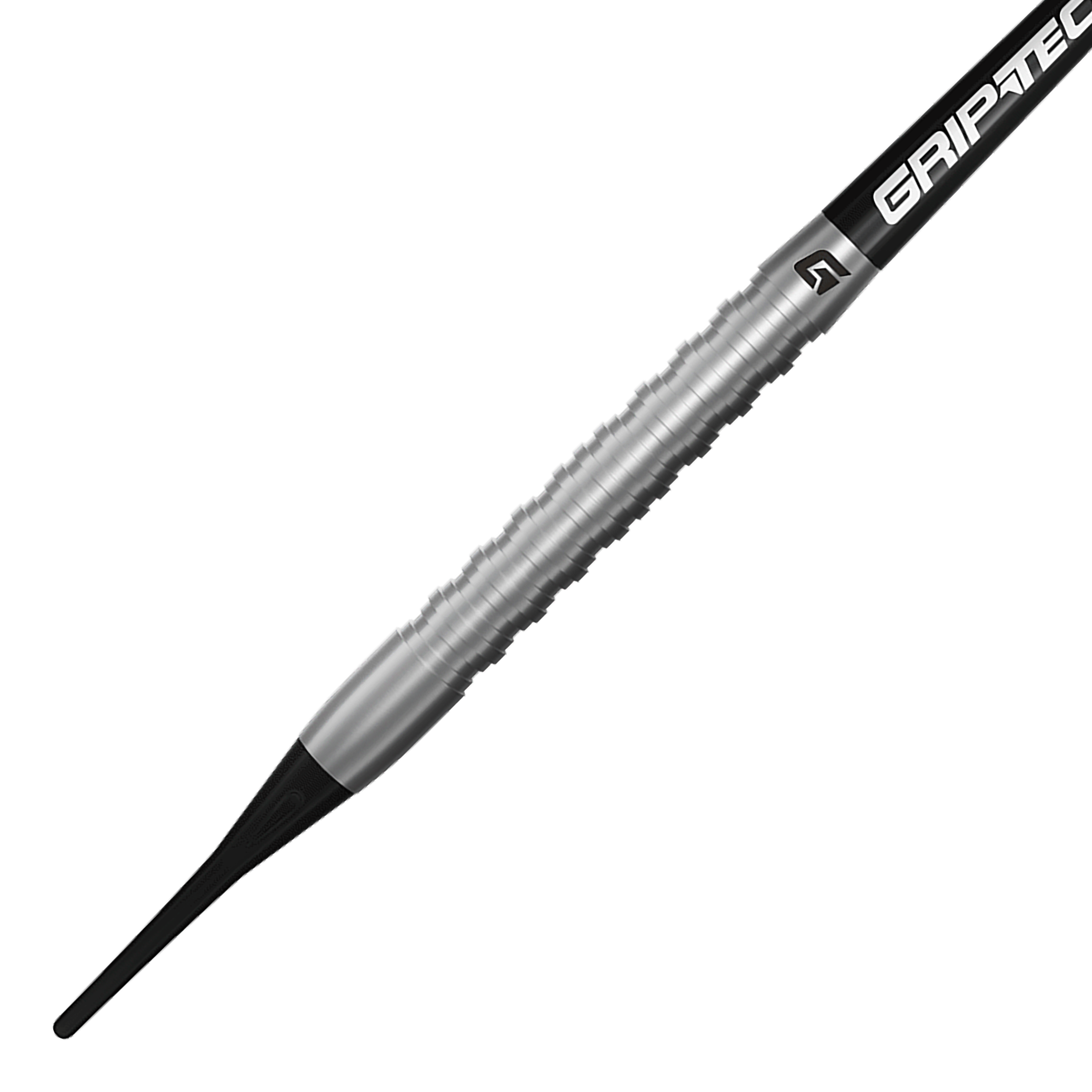 Das Bild zeigt die GOAT Podium Silver Softdarts mit 18g Gewicht. Diese Softdarts sind in silberner Ausführung und für Präzisionsspiele geeignet.
