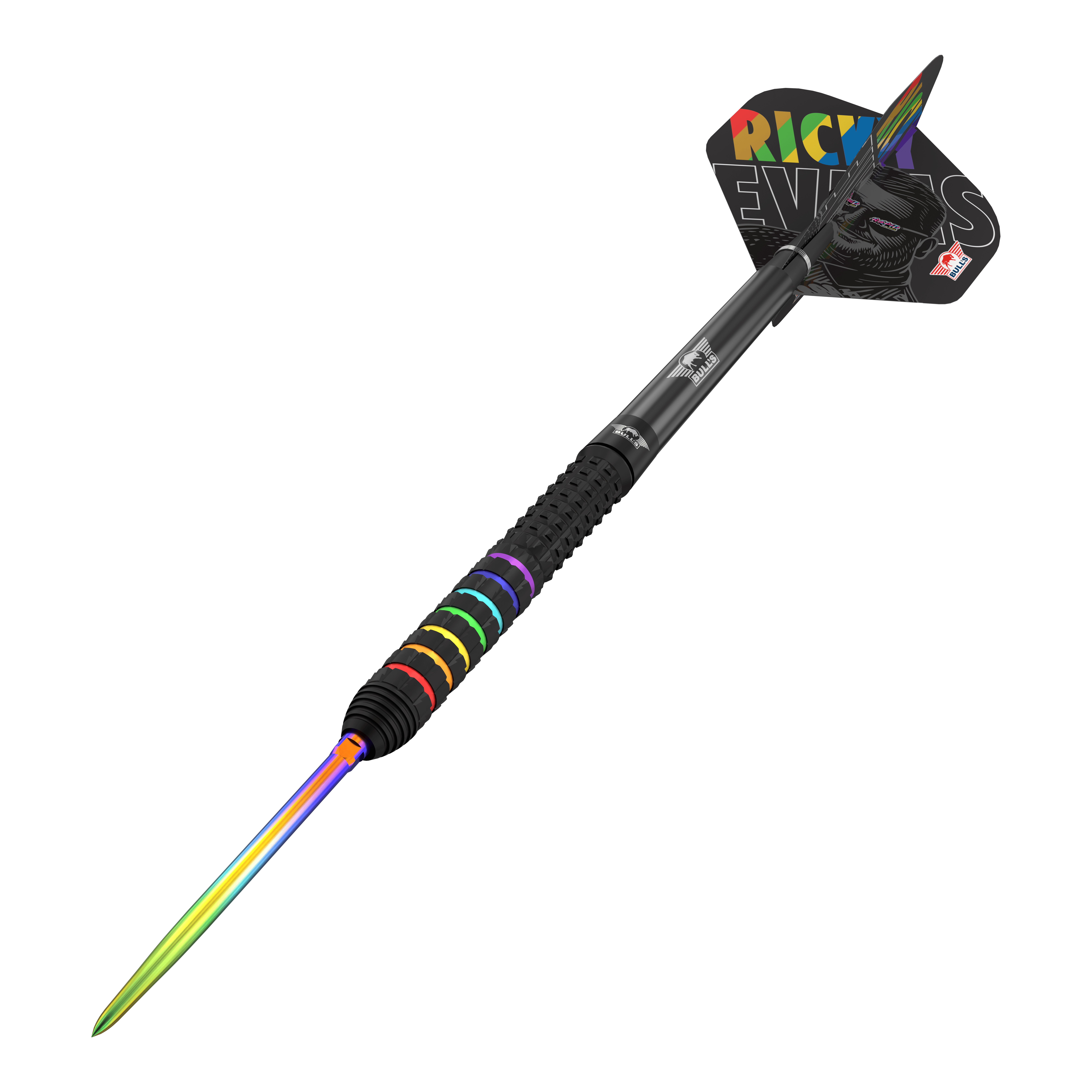 Šipky Bulls NL Ricky Evans Rapid 95 Convertible Point Steel Darts