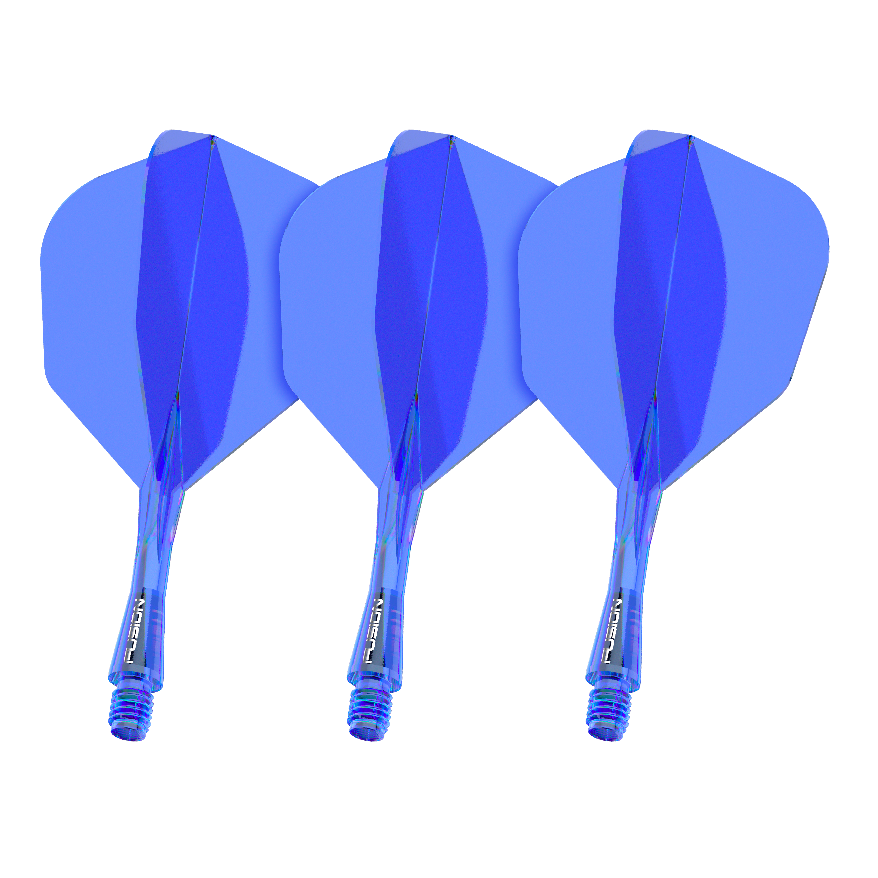 Systém letky Winmau Fusion č. 6 modrý Gezeigt wird ein Artikel mit dem Dateinamen 8836_Winmau_Fusion_Flight_Shaft_System_No6_Blau_22mm_1Set. Das Bild stellt wahrscheinlich ein blaues Dartzubehör-Set dar.