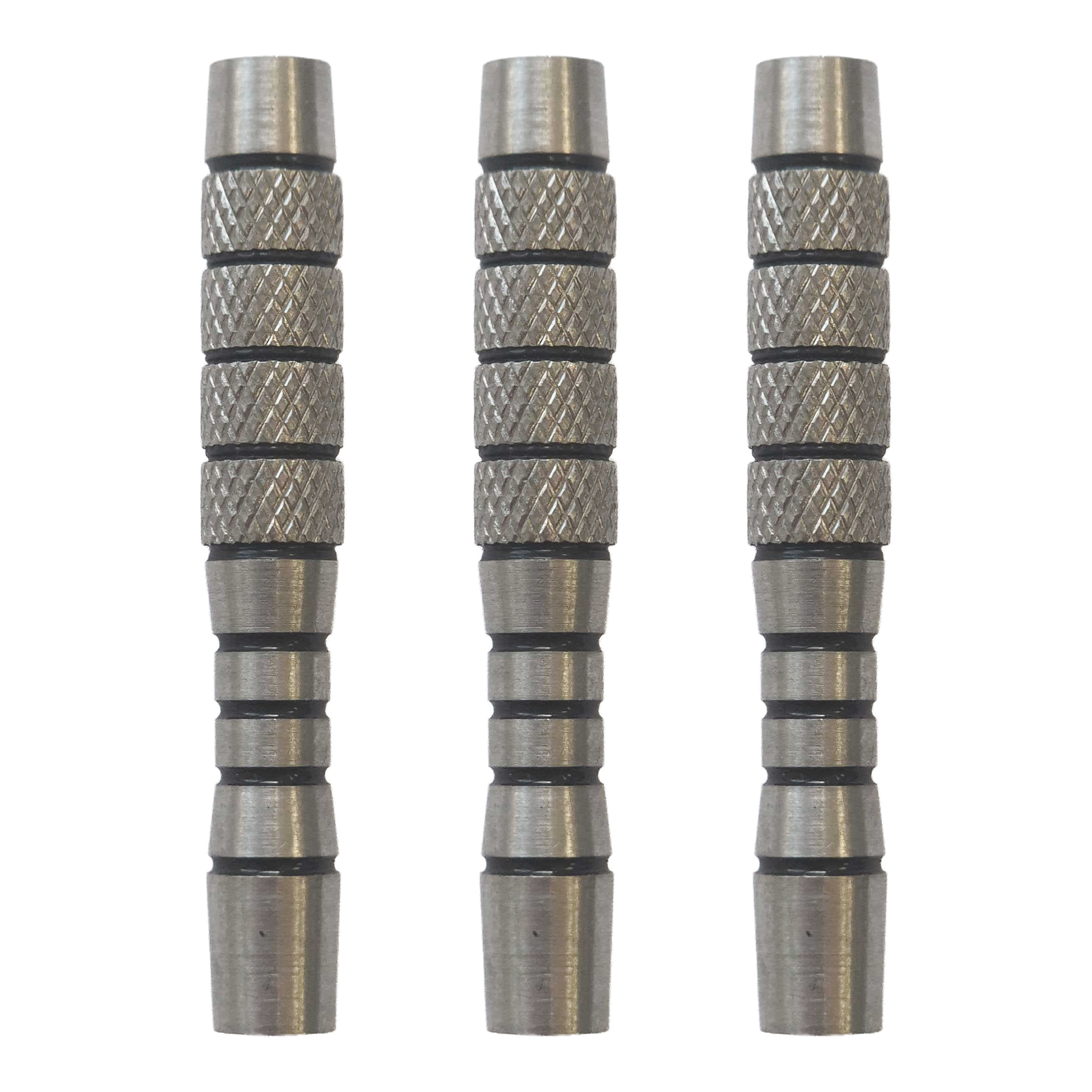 McDart vroubkované kapkovité hlavice na softdarty - 18g McDart Knurled Teardrop Softdart Barrels - 18g als Set werden gezeigt. Das Set enthält mehrere Softdart Barrels mit Teardrop-Form und 18 Gramm Gewicht.