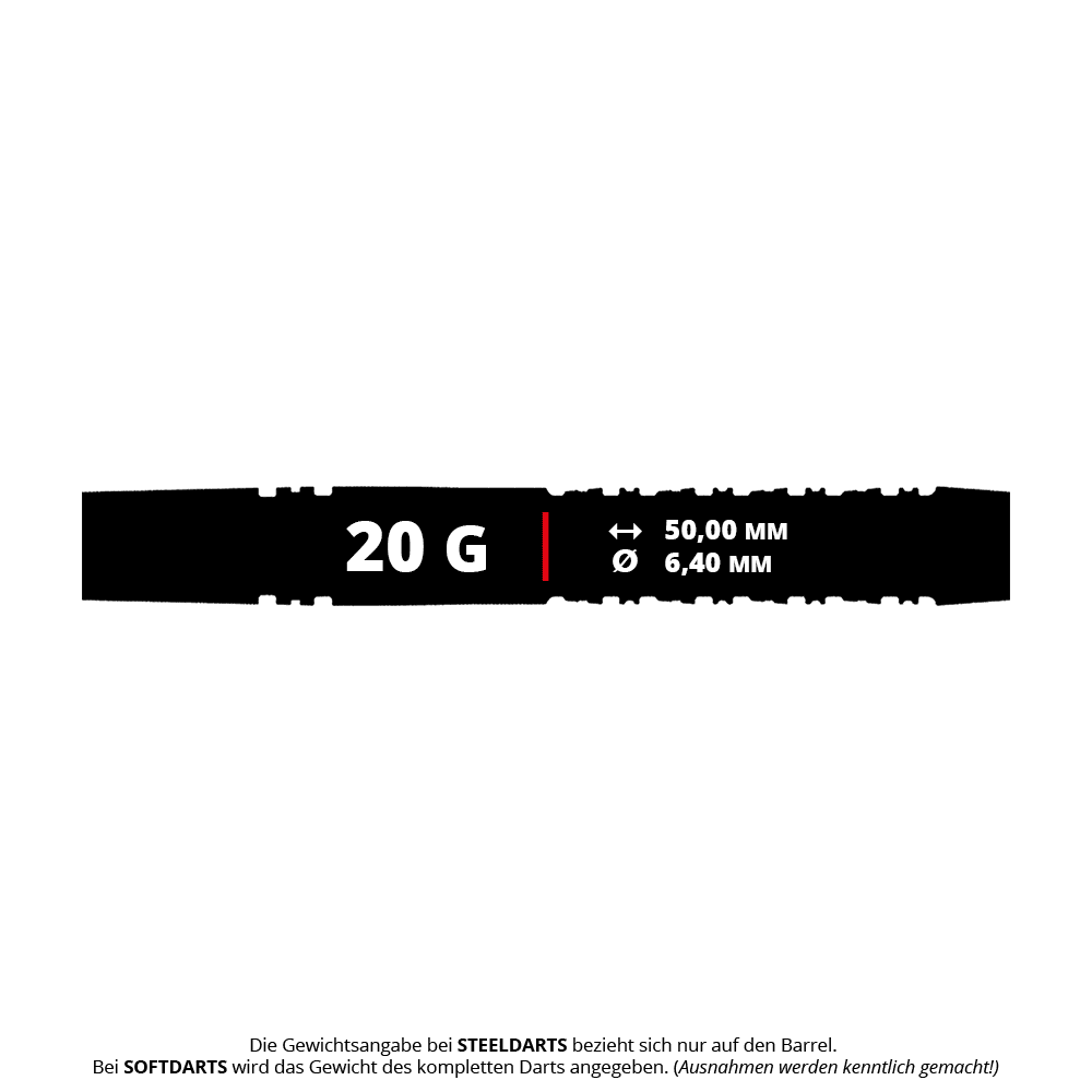 Měkké šipky Caliburn Prisma P2 - 20g Abgebildet sind die Caliburn Prisma P2 Softdarts mit einem Gewicht von 20g. Diese Darts sind für präzises und professionelles Spielen geeignet.