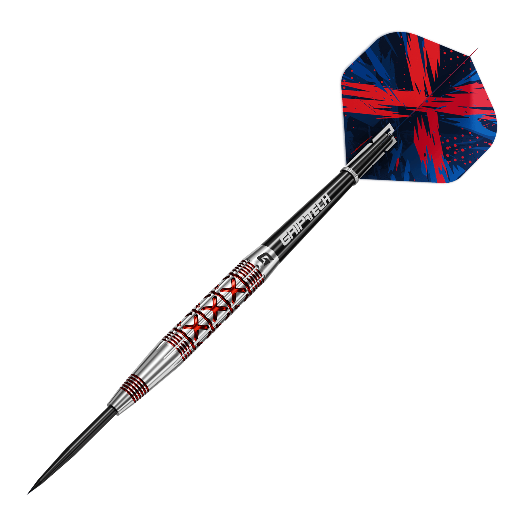 Ocelové šipky GOAT Strikes Das Bild zeigt das Produkt GOAT Strikes Steeldarts. Es handelt sich um Steeldarts, die besonders für Präzisionsspiele geeignet sind.