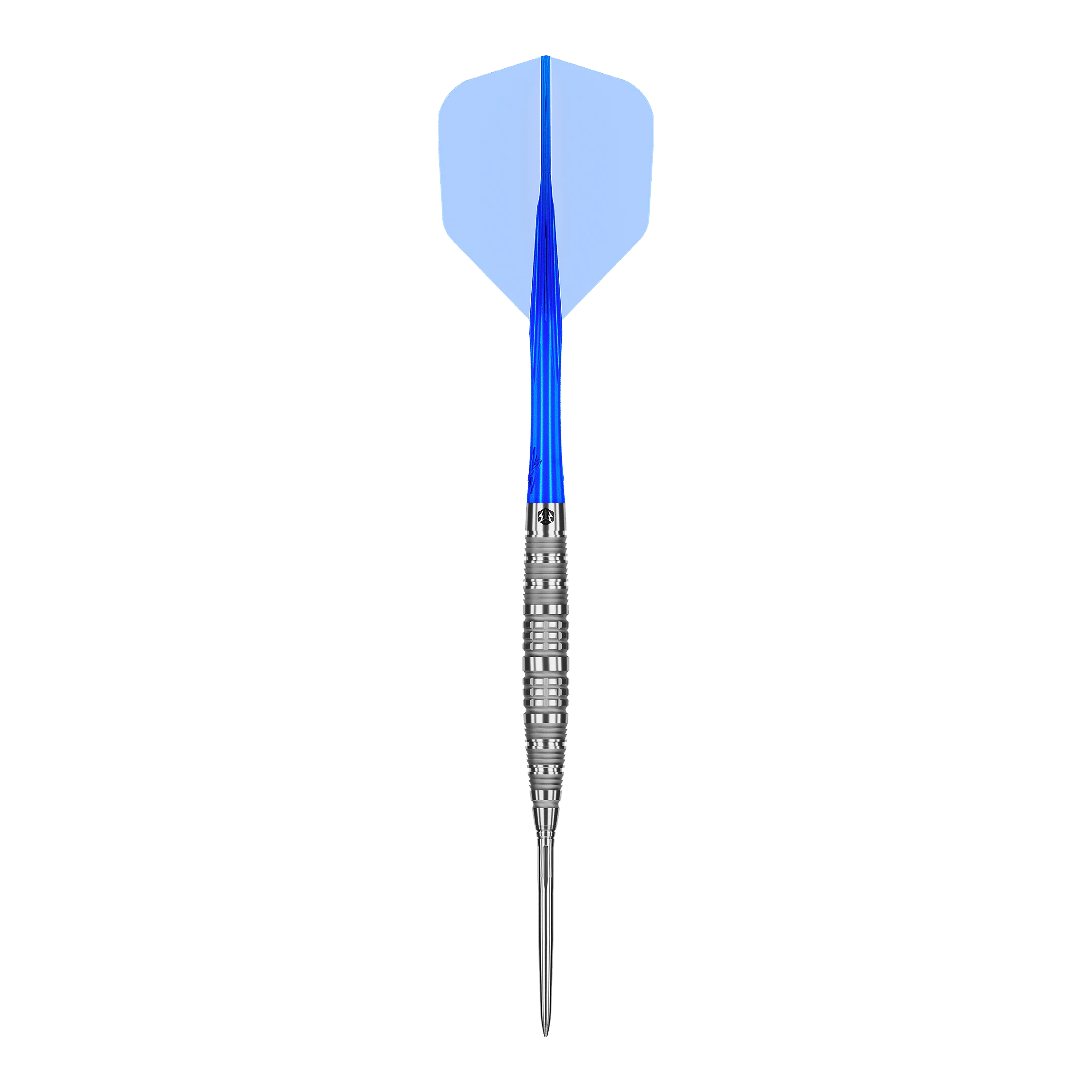 Ocelové šipky Caliburn Rix EZ-EVO R6 Das Produkt Caliburn Rix EZ-EVO R6 Steeldarts wird gezeigt. Die Aufnahme hebt die Gestaltung und die Struktur des Darts hervor.