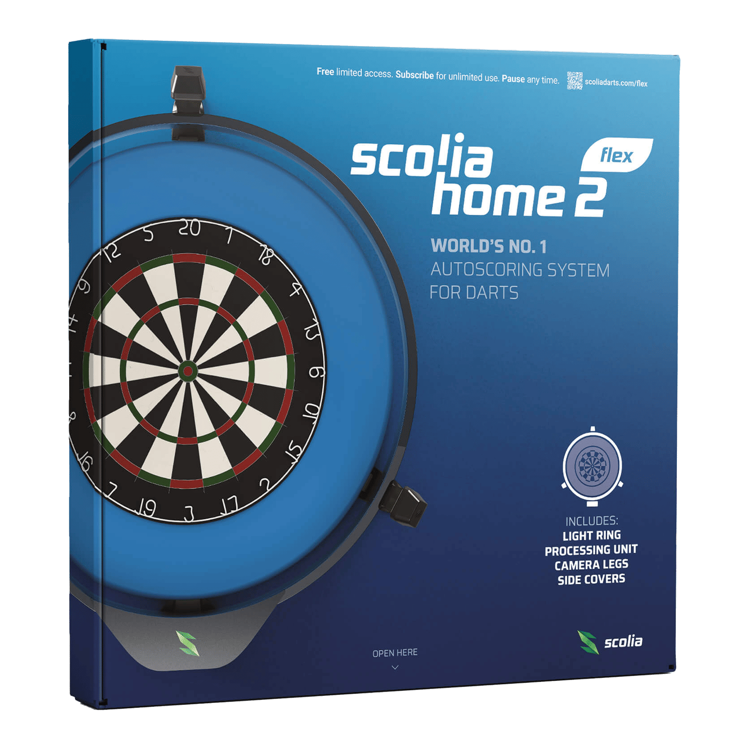 Scolia Home 2 FLEX - Electronic Score System s osvětlovacím prstencem