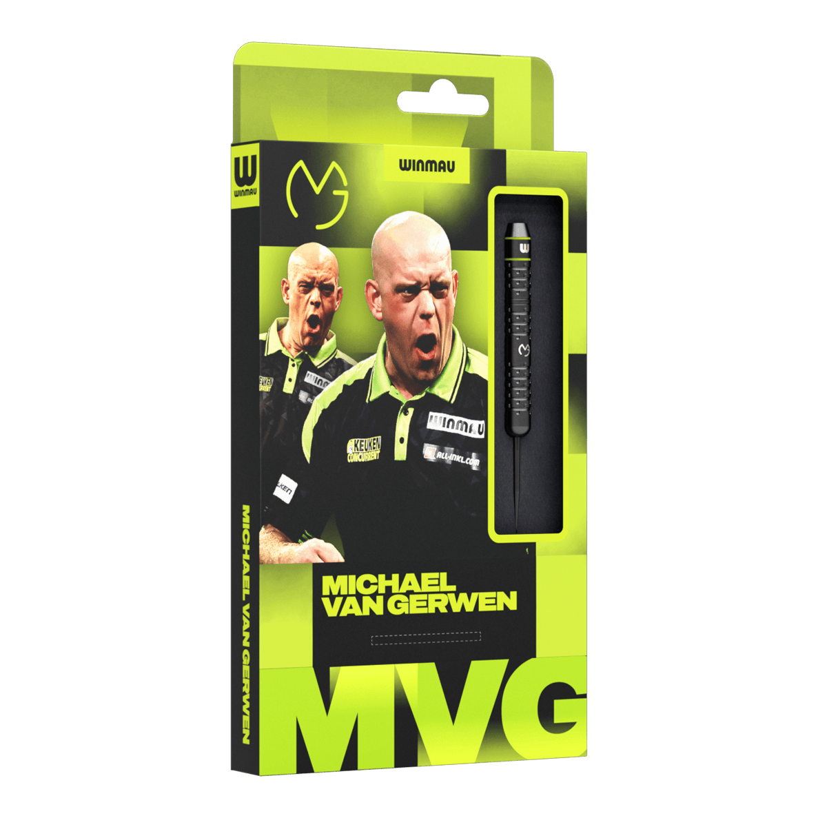 Winmau Michael Van Gerwen mosazné Steeldarts - 21g Winmau Michael Van Gerwen mosazné Steeldarts - 21g