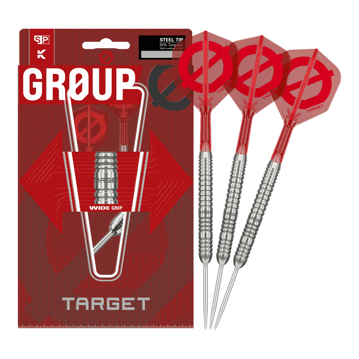 Ocelové šipky Target Group O 03 Swiss Points