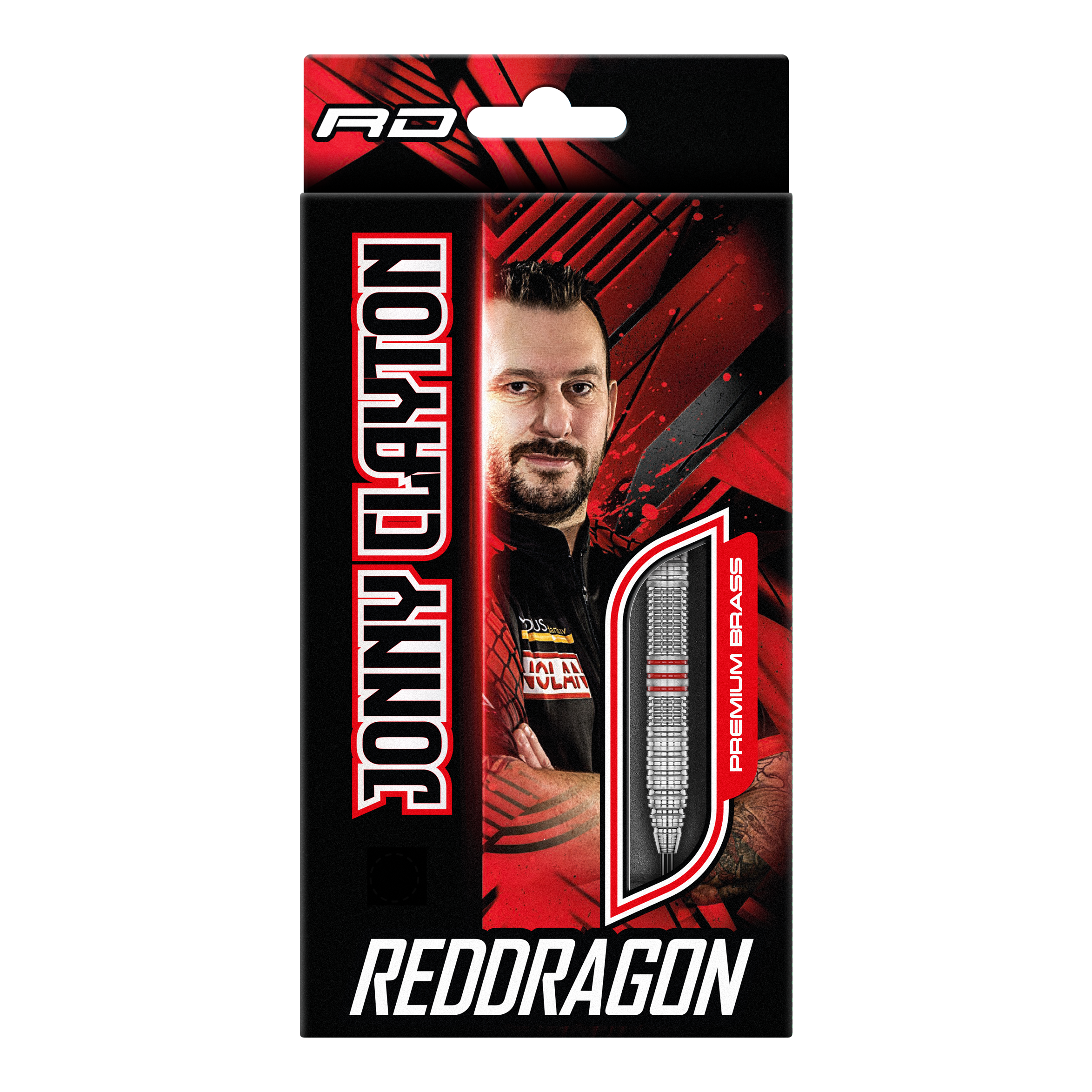 Šipky Red Dragon Jonny Clayton Brass Steel - 21 g