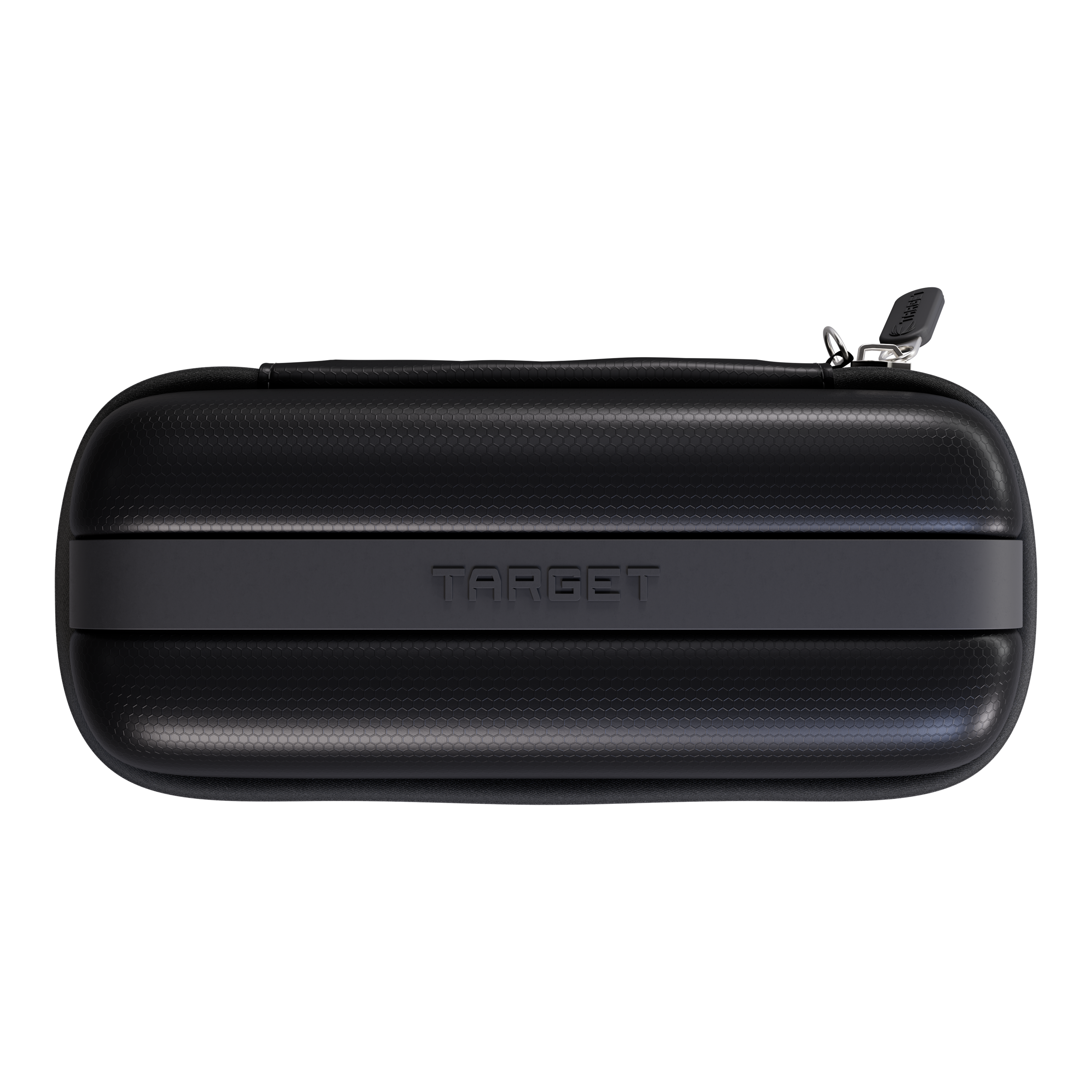 Pouzdro na šipky Target BOA Das Bild zeigt ein Target BOA Dartcase in schwarzer Farbe. Das Etui ist für den Schutz und die Organisation von Dartutensilien bestimmt.