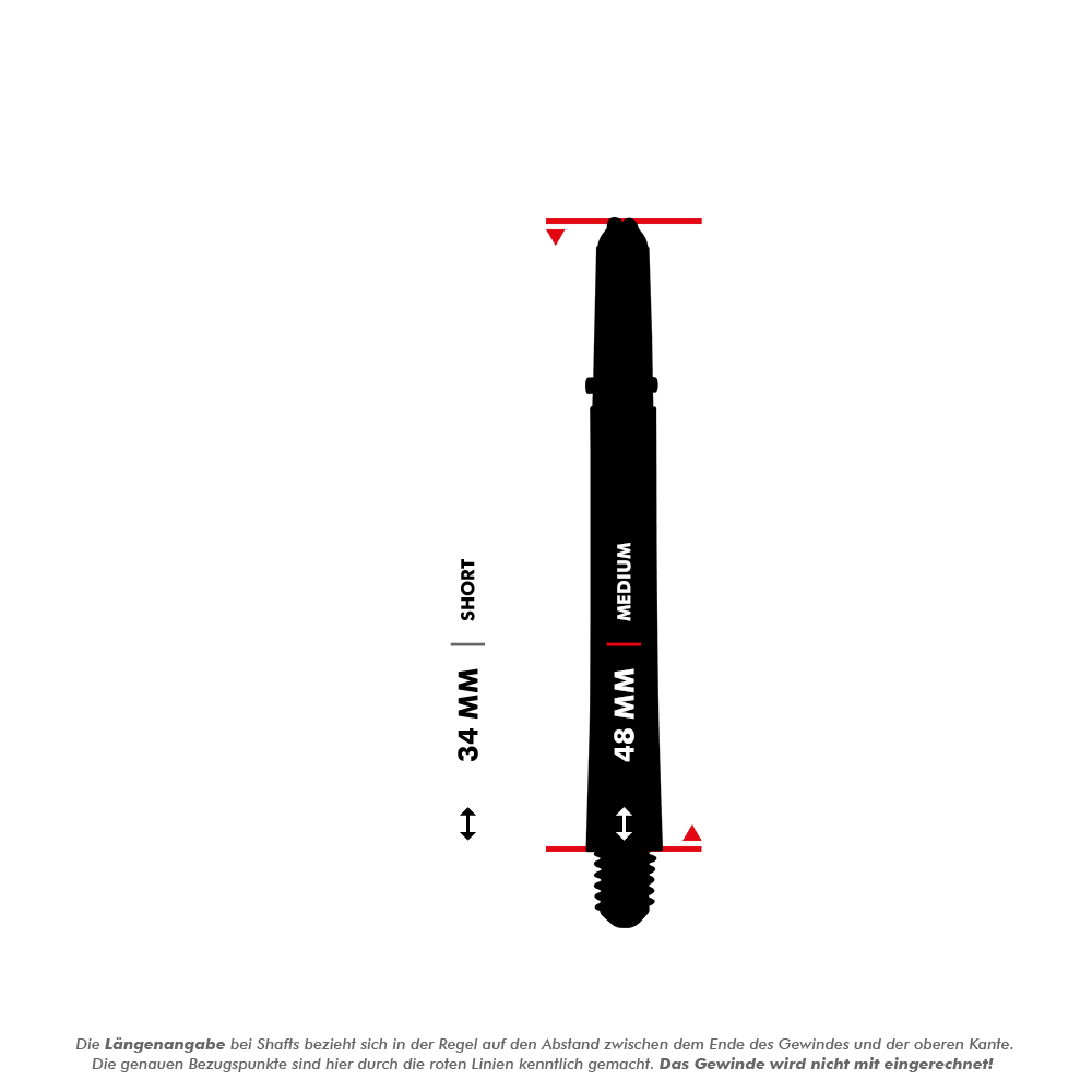 Harrows Dimplex Shafts – bílá