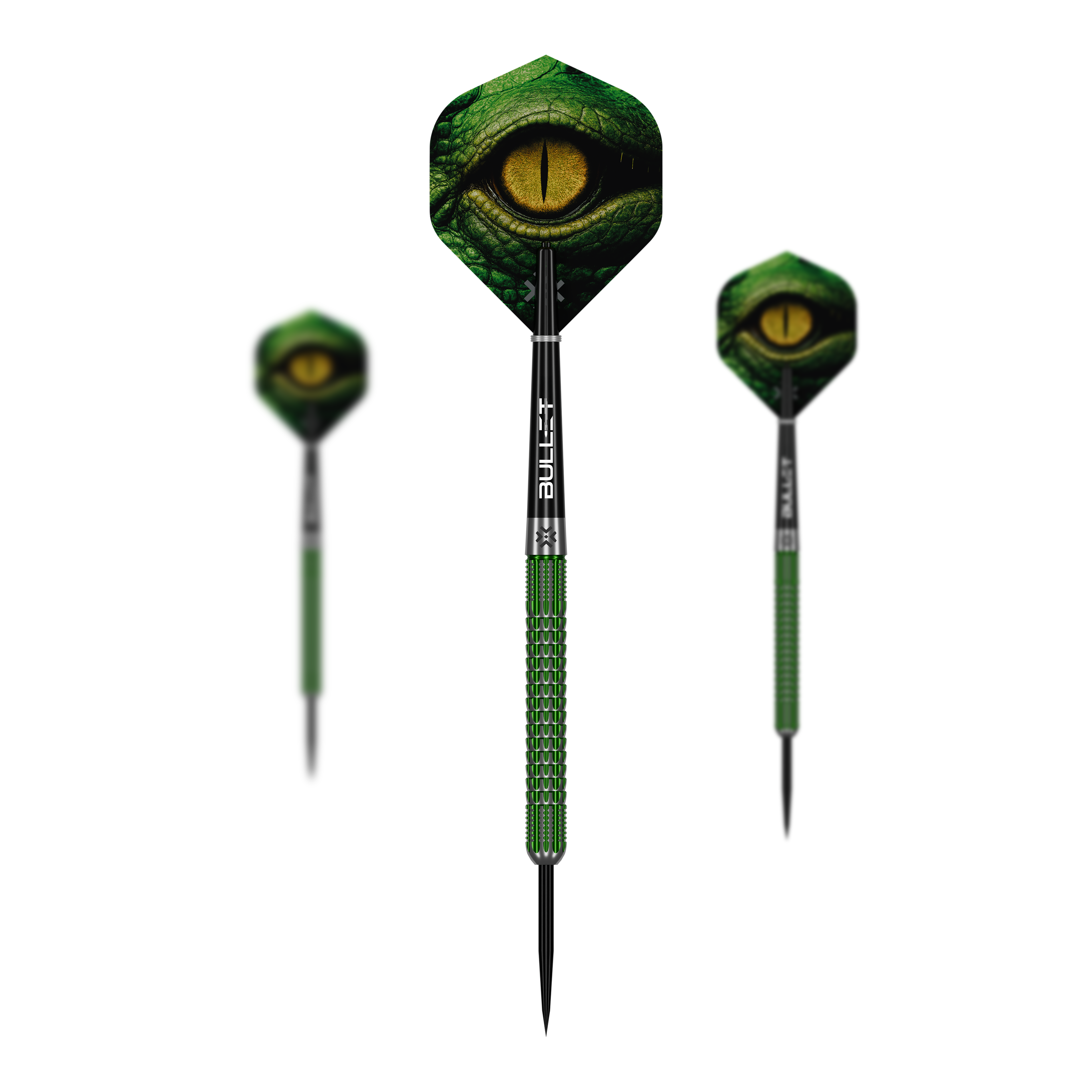 Ocelové šipky Bullet Gator